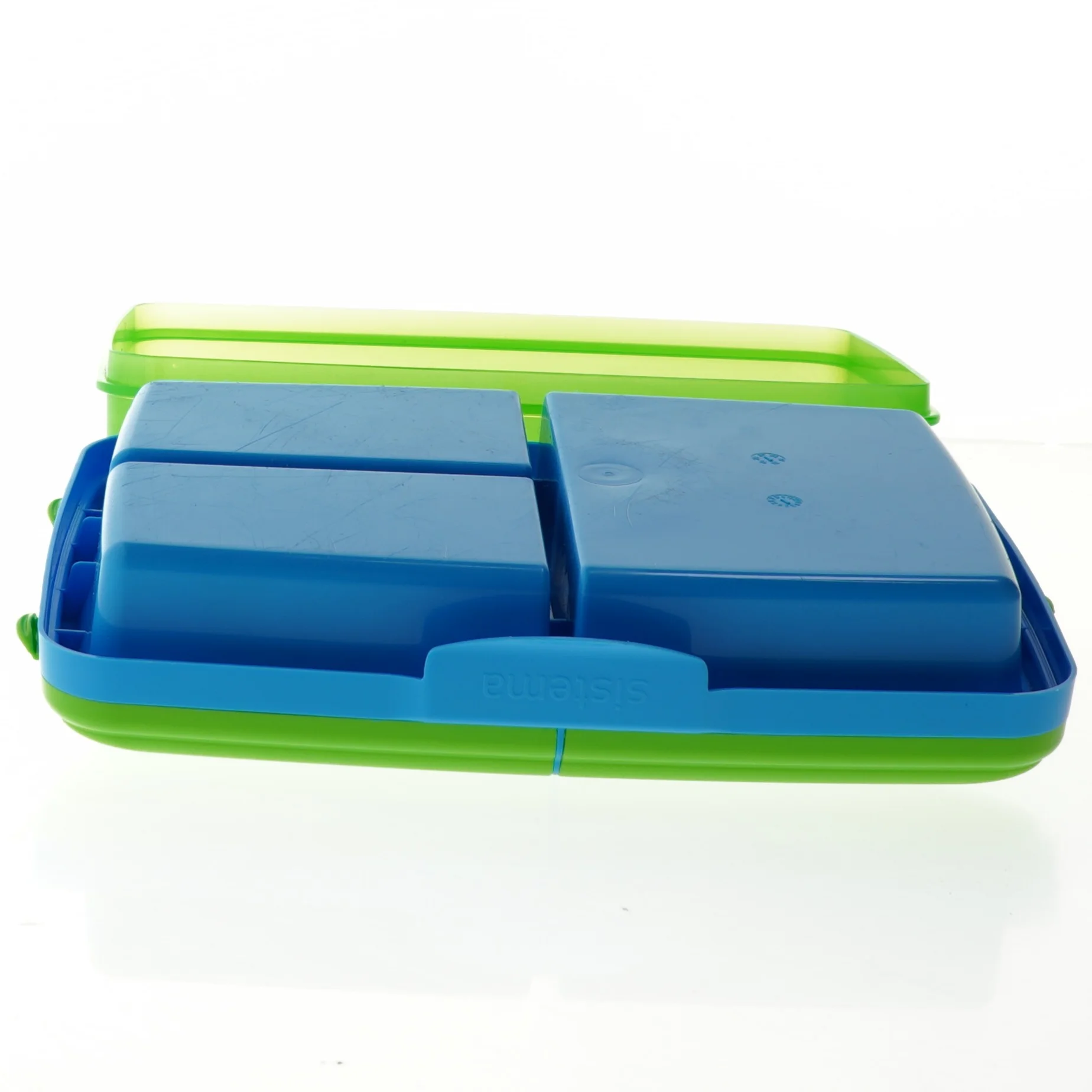 Madkasse med flere rum fra Sistema (str. 21 x. 13 cm)