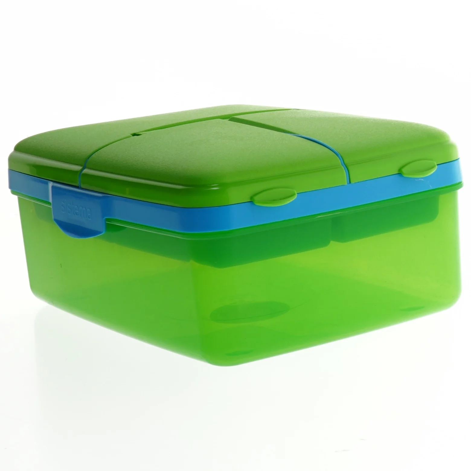 Madkasse med flere rum fra Sistema (str. 21 x. 13 cm)