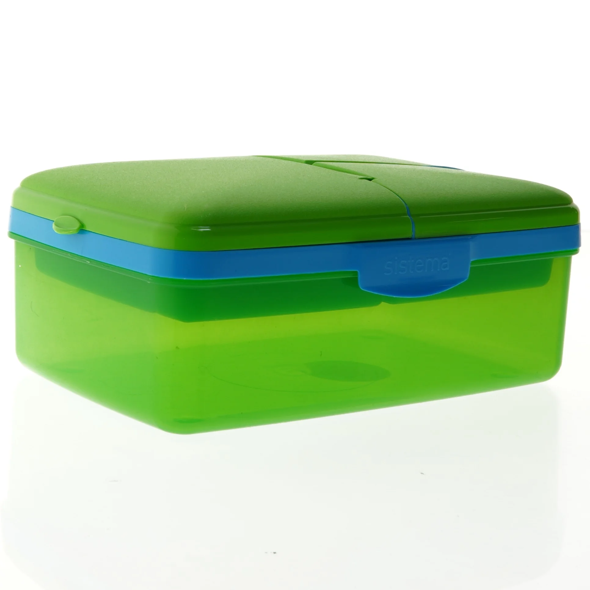 Madkasse med flere rum fra Sistema (str. 21 x. 13 cm)