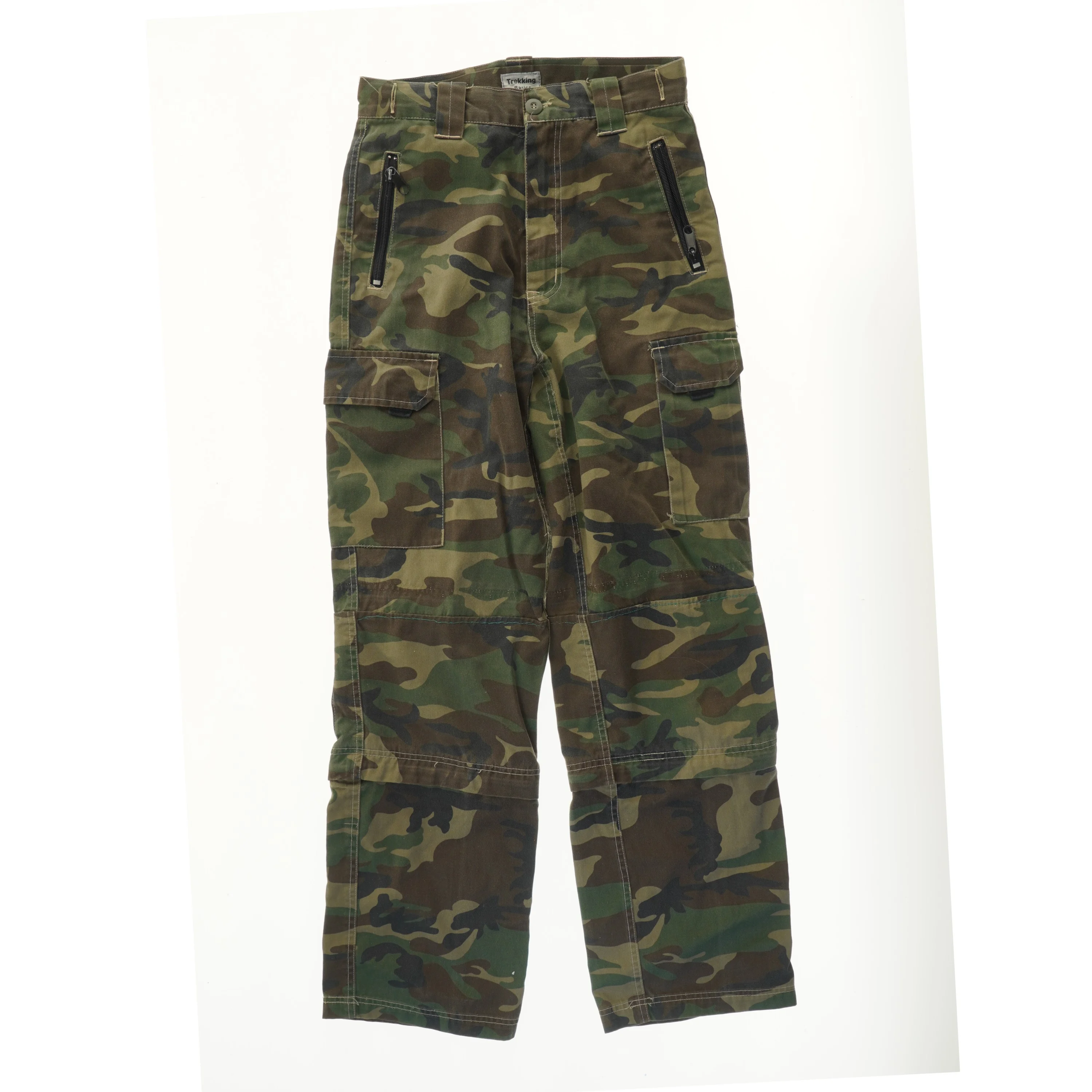 Cargobukser med camouflagemønster fra Trekking (str.  længde 107 cm, talje 37 cm)