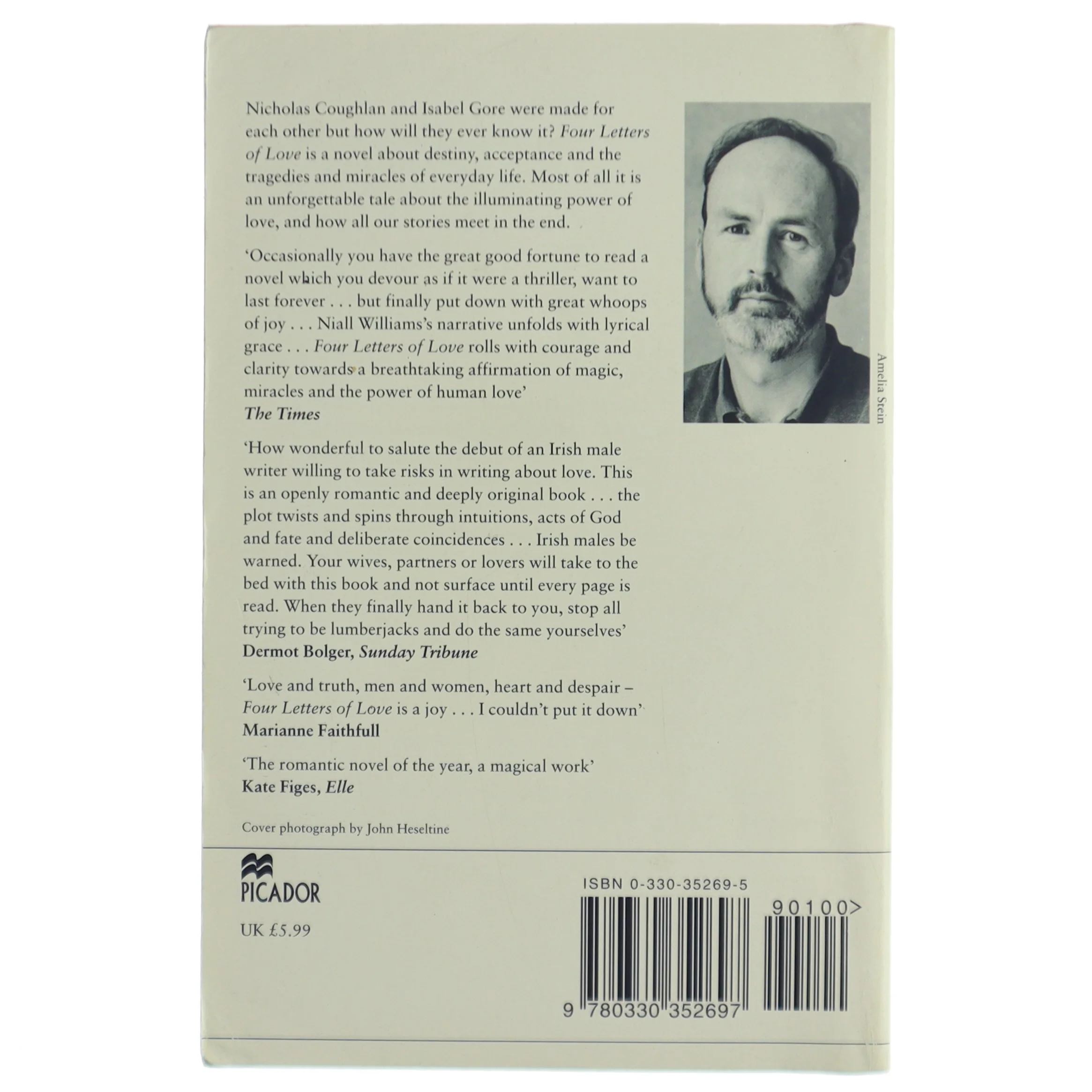 Four letters of love af Niall Williams (1958-) (Bog)