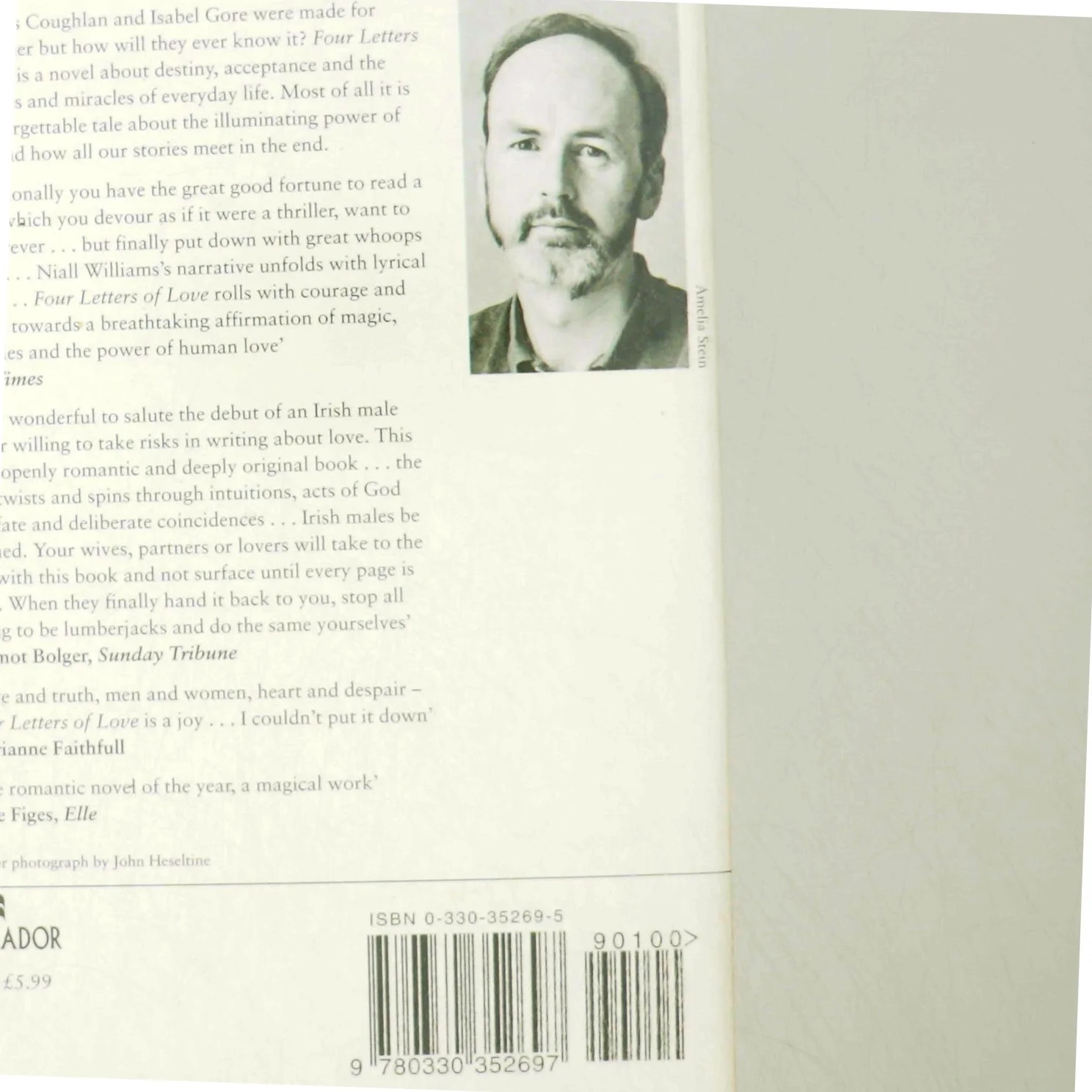 Four letters of love af Niall Williams (1958-) (Bog)