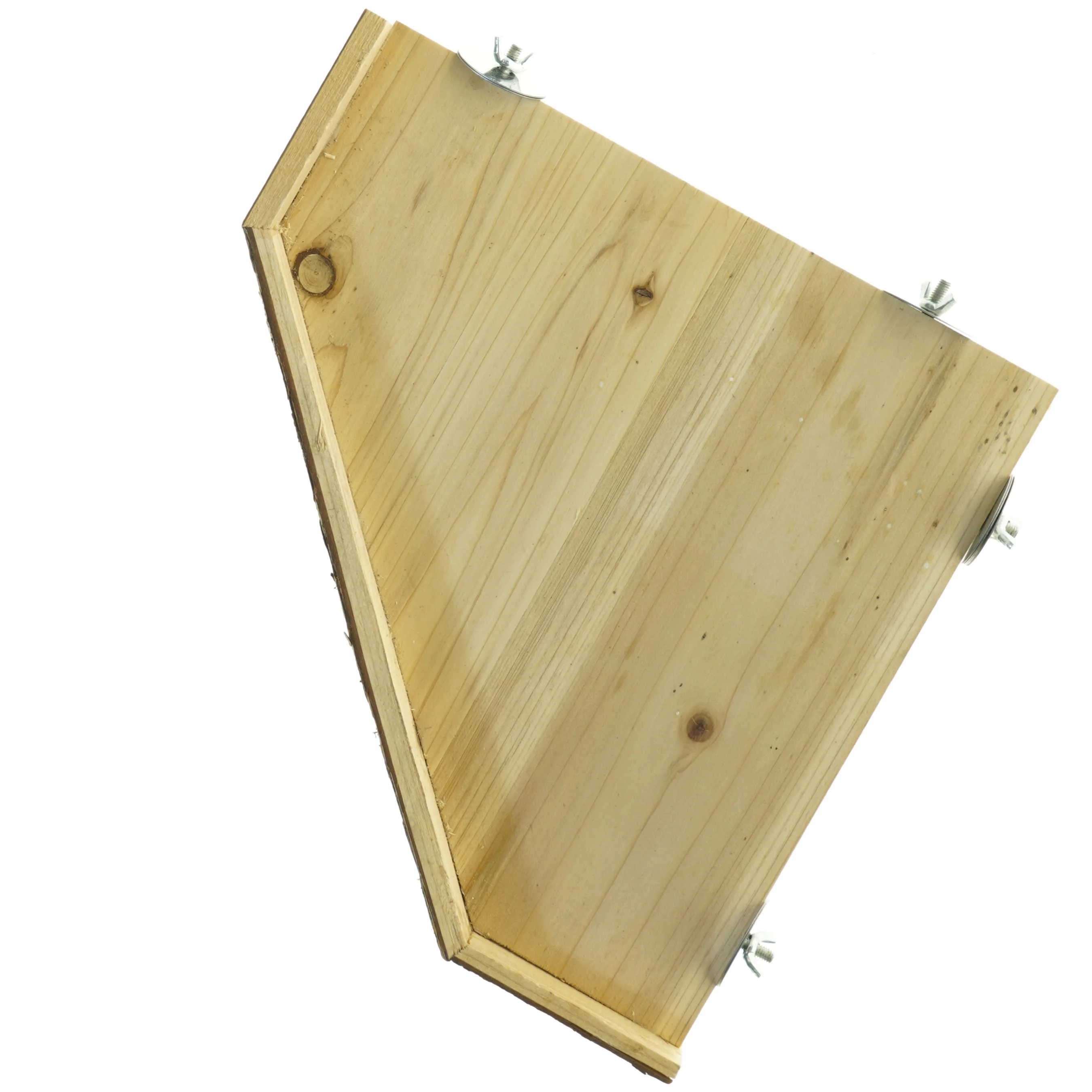 Hjørnehylde til gnaverbur (str. 30 x 31 cm)