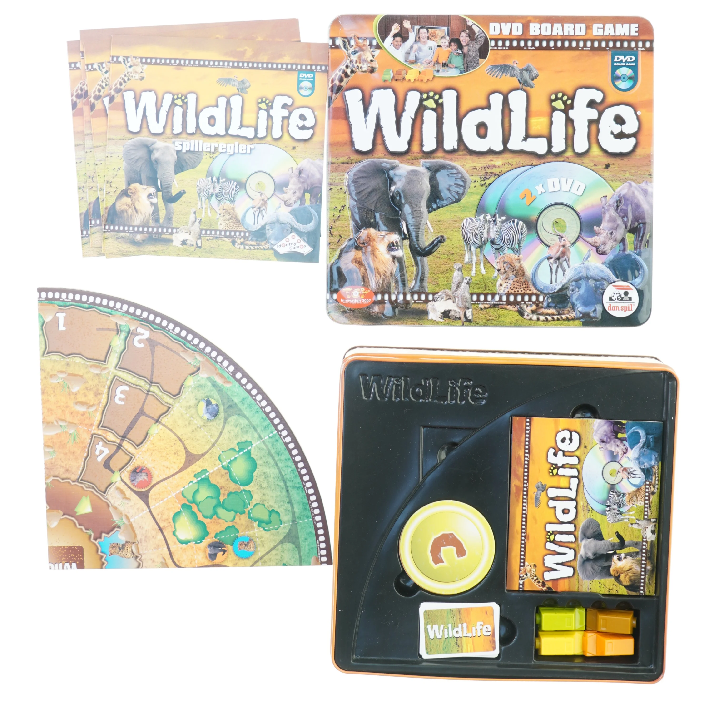Wild life dvd game fra Dan Spil (str. 28 x 8 cm)