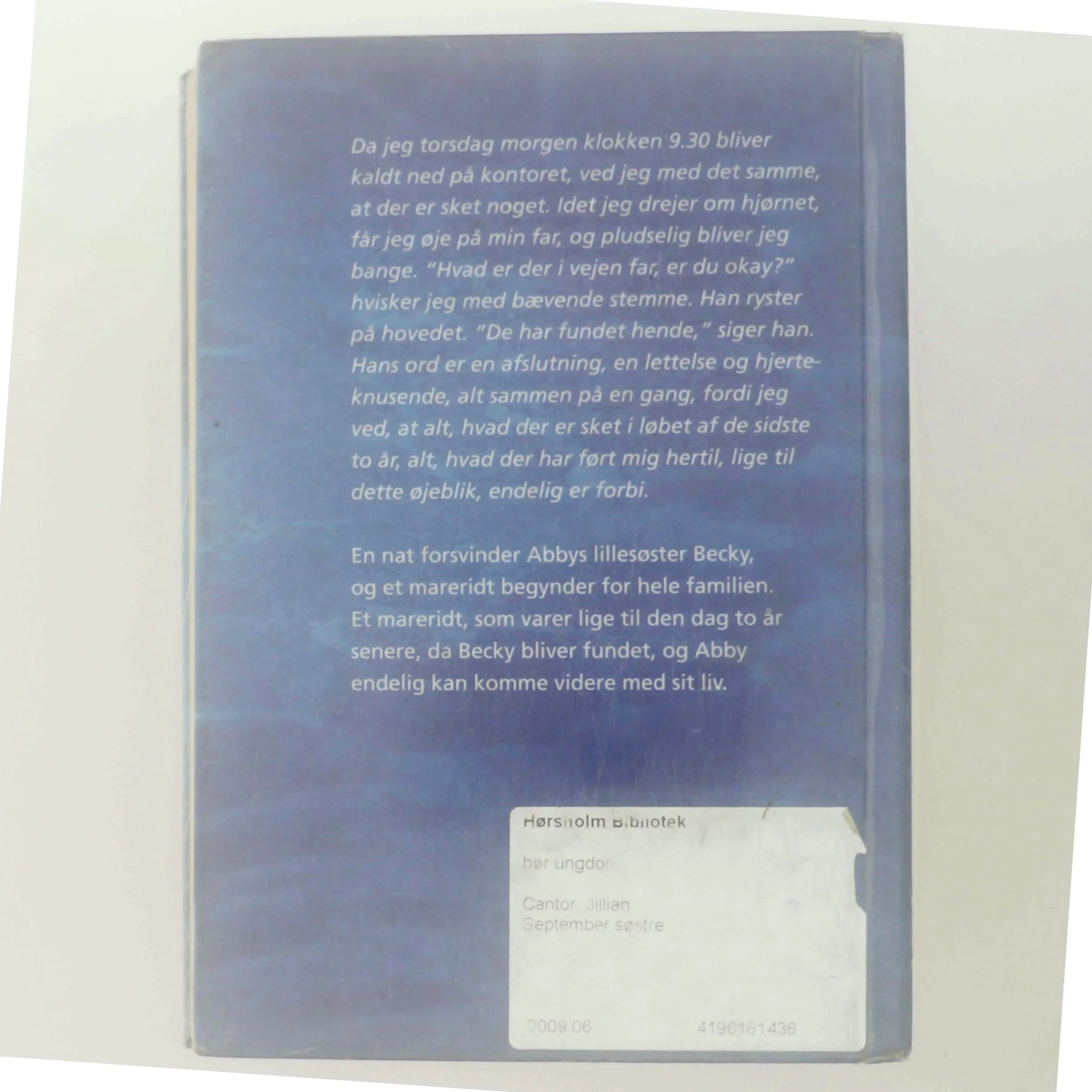 September Søstre af Jillian Cantor (Bog)