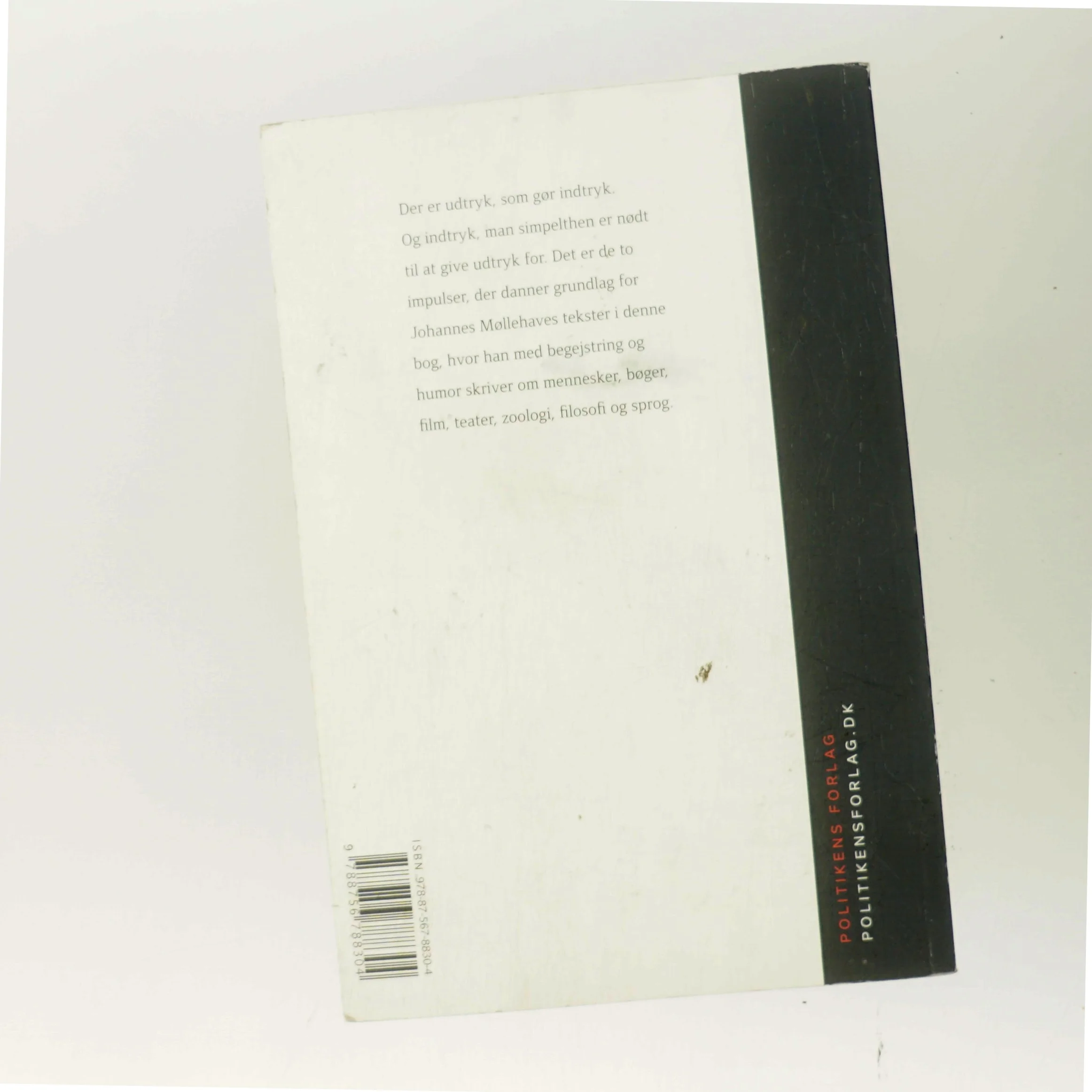 Indtryk & udtryk af Johannes Møllehave (Bog)