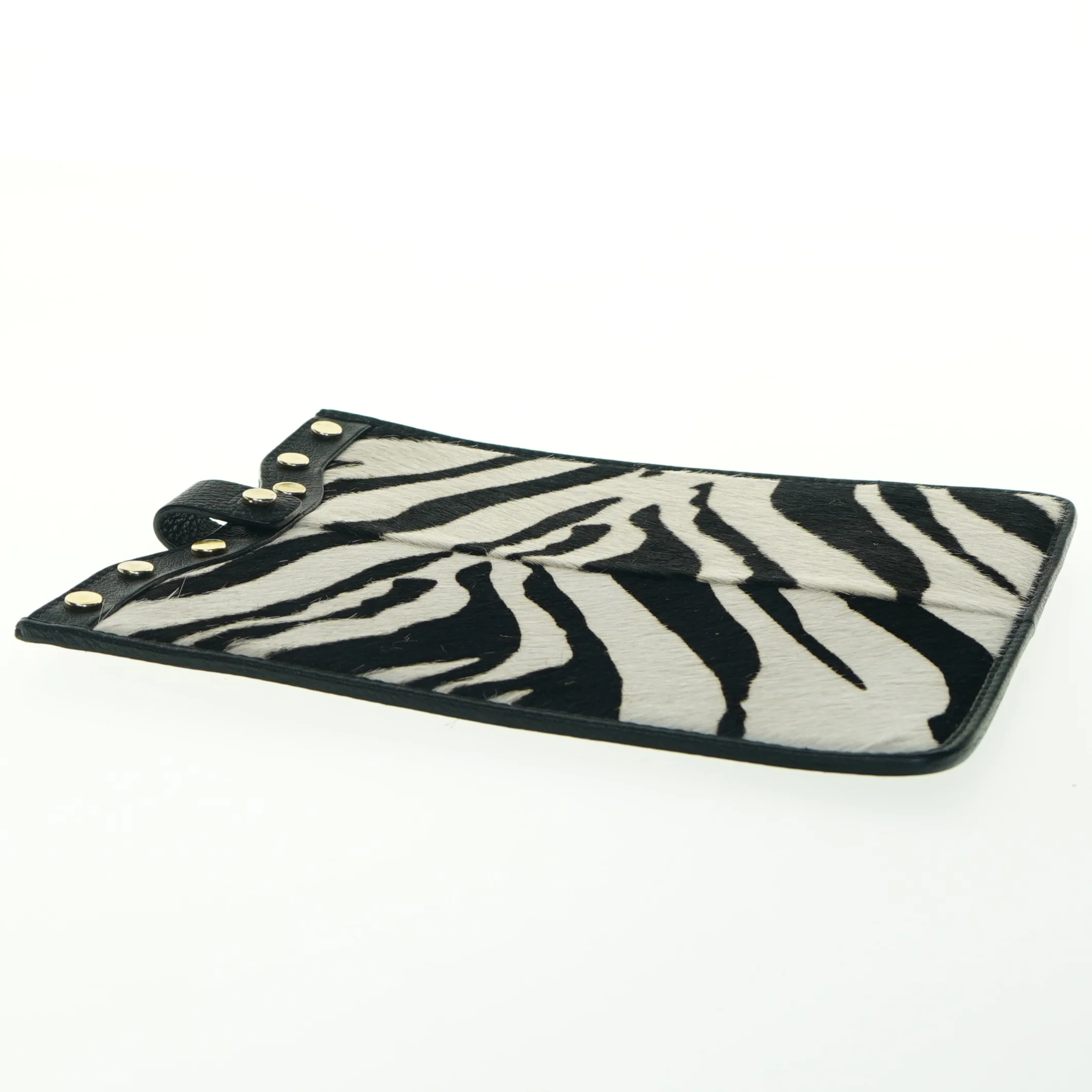 Sort lædermappe fra Adax (str. 25,5x21 cm)