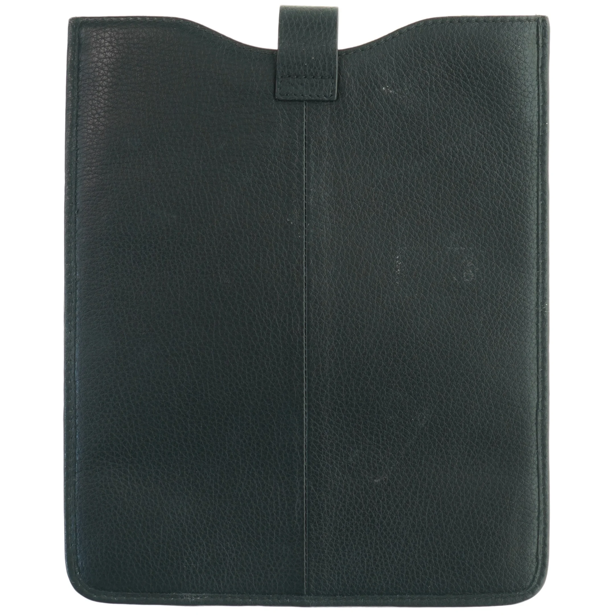 Sort lædermappe fra Adax (str. 25,5x21 cm)