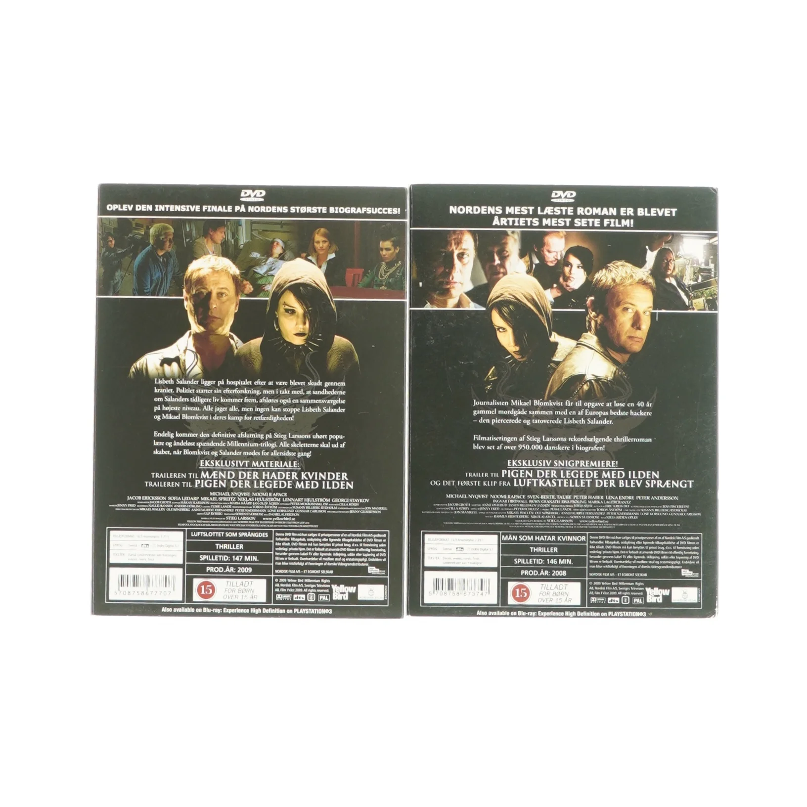 Stig Larssons film (2 stk)(DVD)