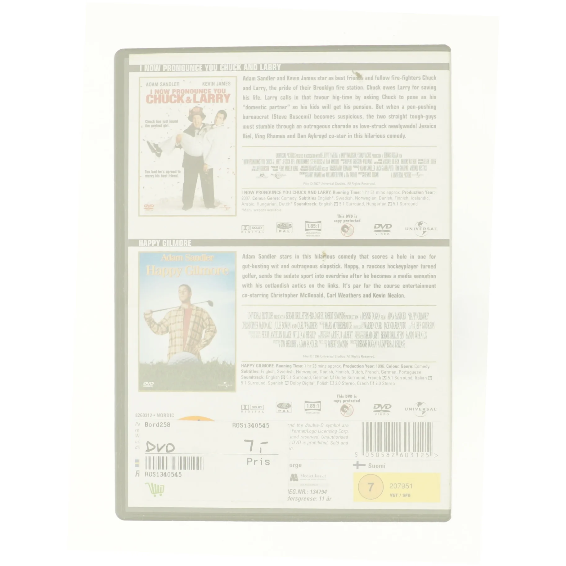 I kow pronounce you Chuck and Larry + Happy Gilmore