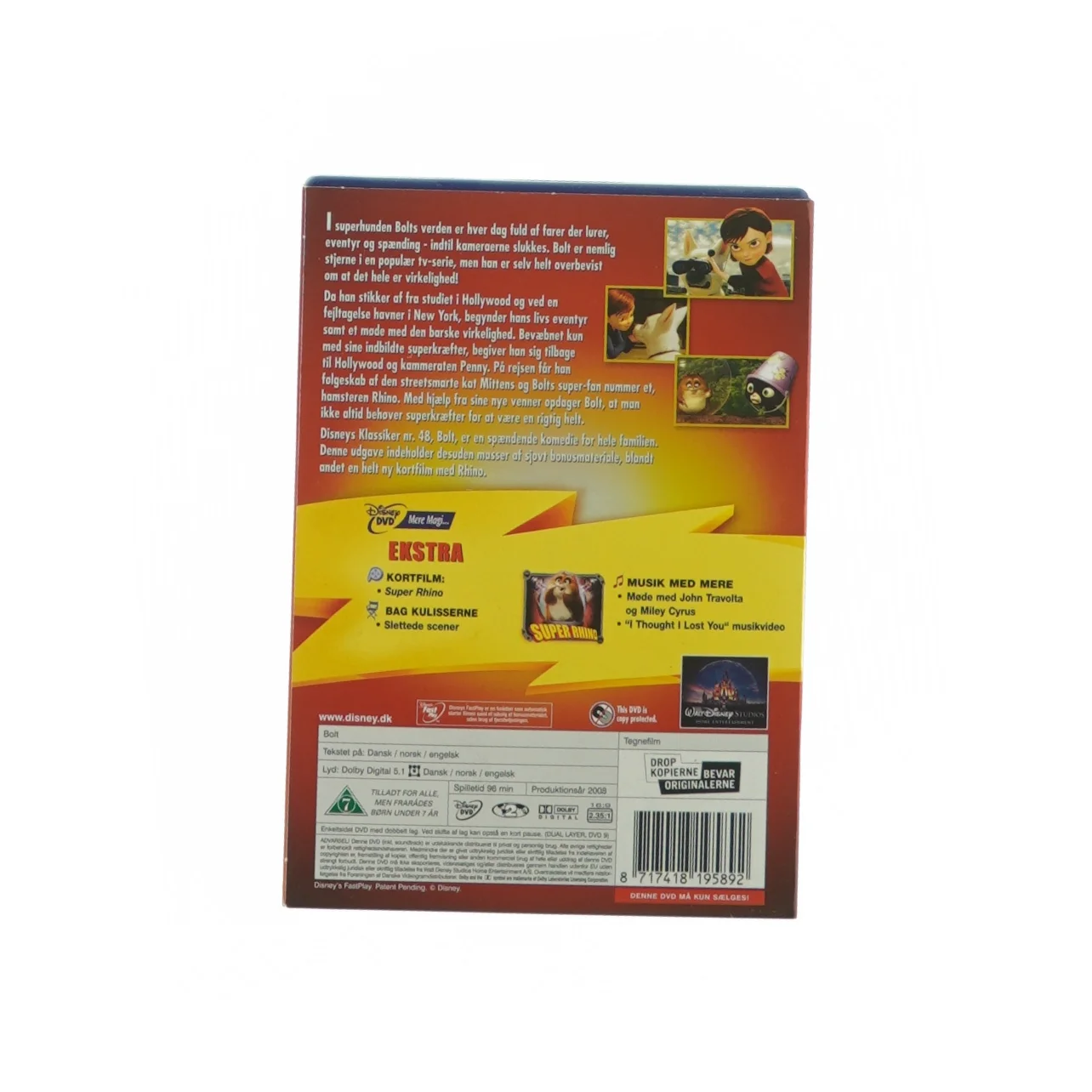 Bolt - En superhund på eventyr (DVD)