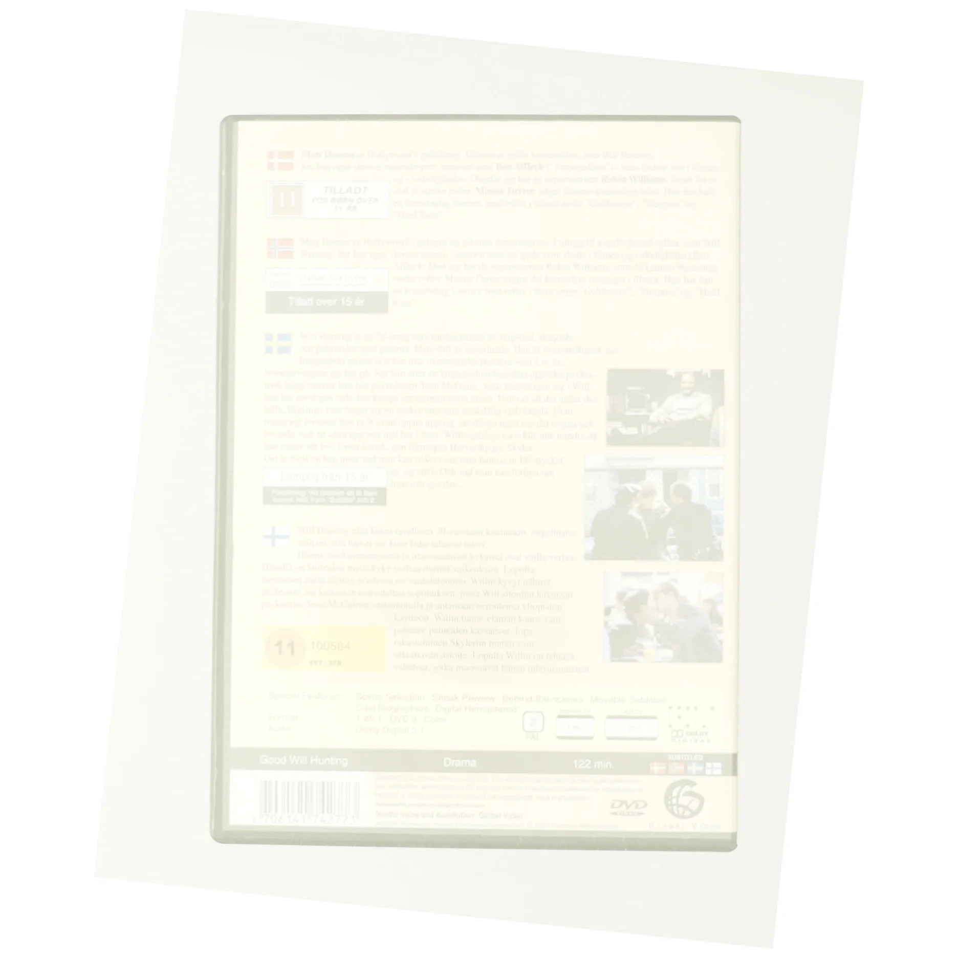 Good Will Hunting fra DVD