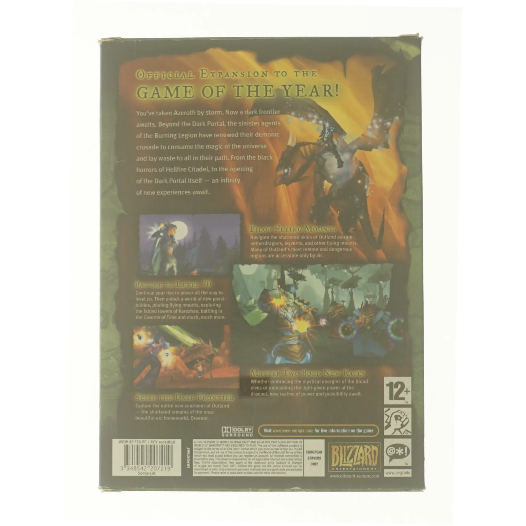 World of Warcraft: Burning Crusade fra DVD