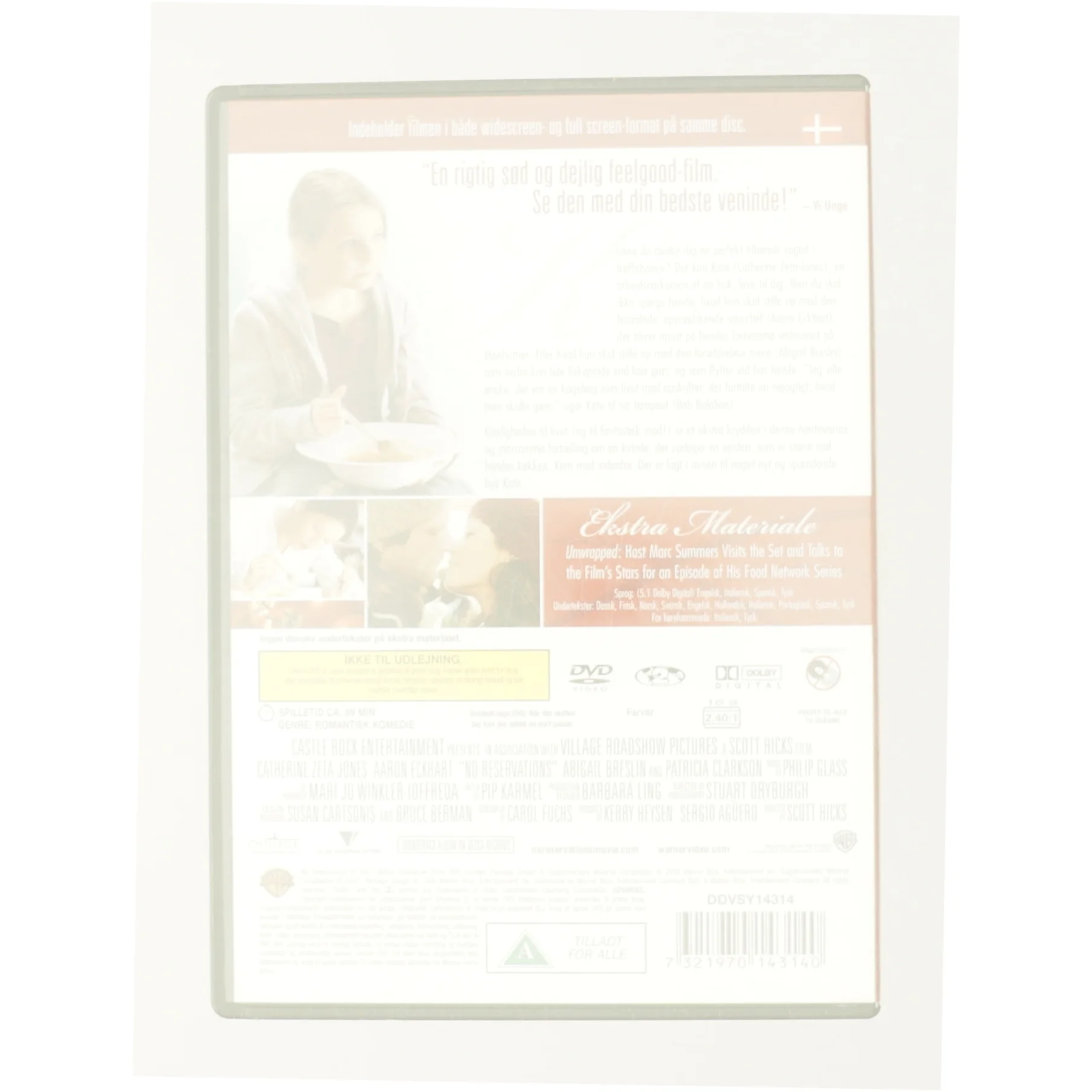 Kærlighed & Krydderier : No Reservations fra DVD