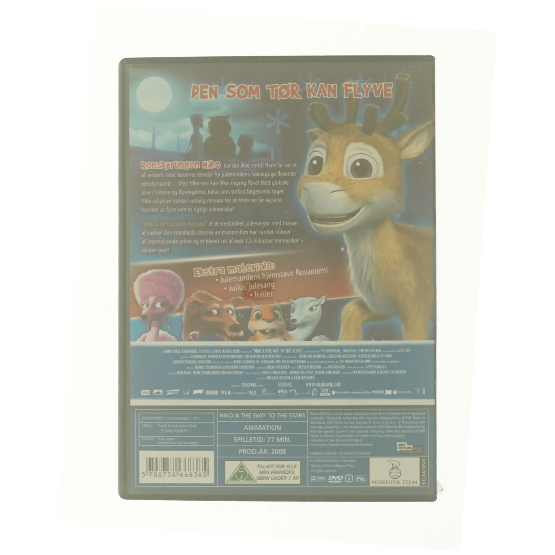 Niko & De Flyvende Rensdyr (Niko - Lentäjän Poika) fra DVD
