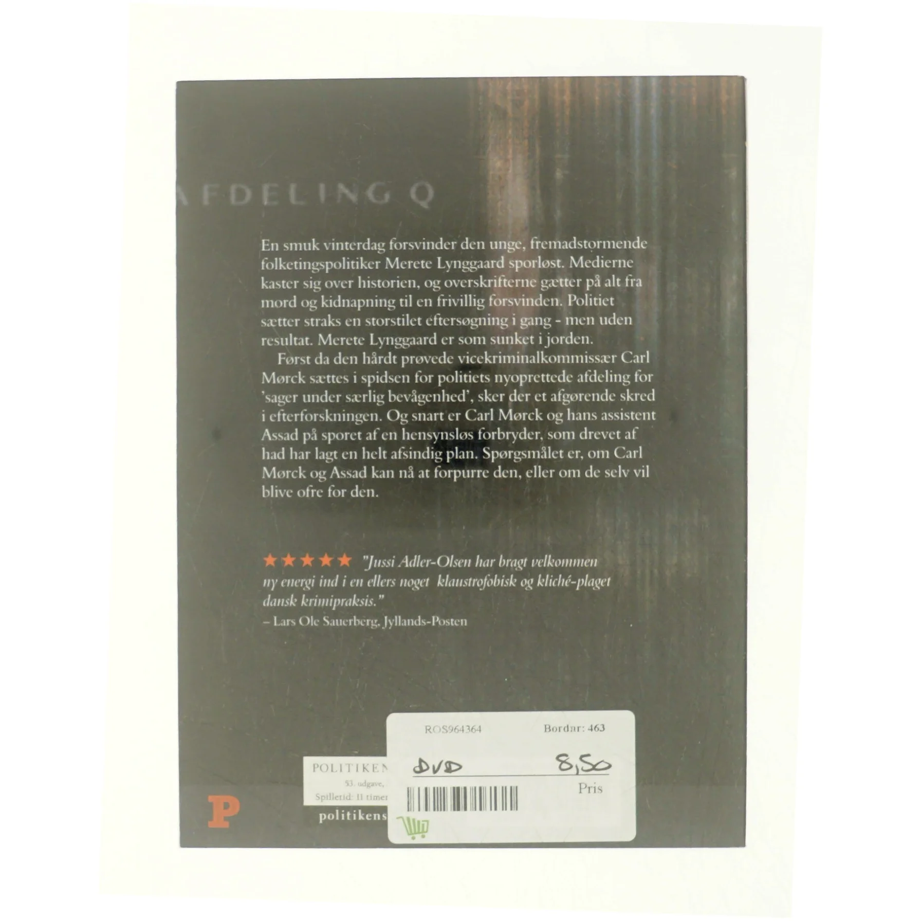 Kvinden i buret af Jussi Adler-Olsen (Lydbog)