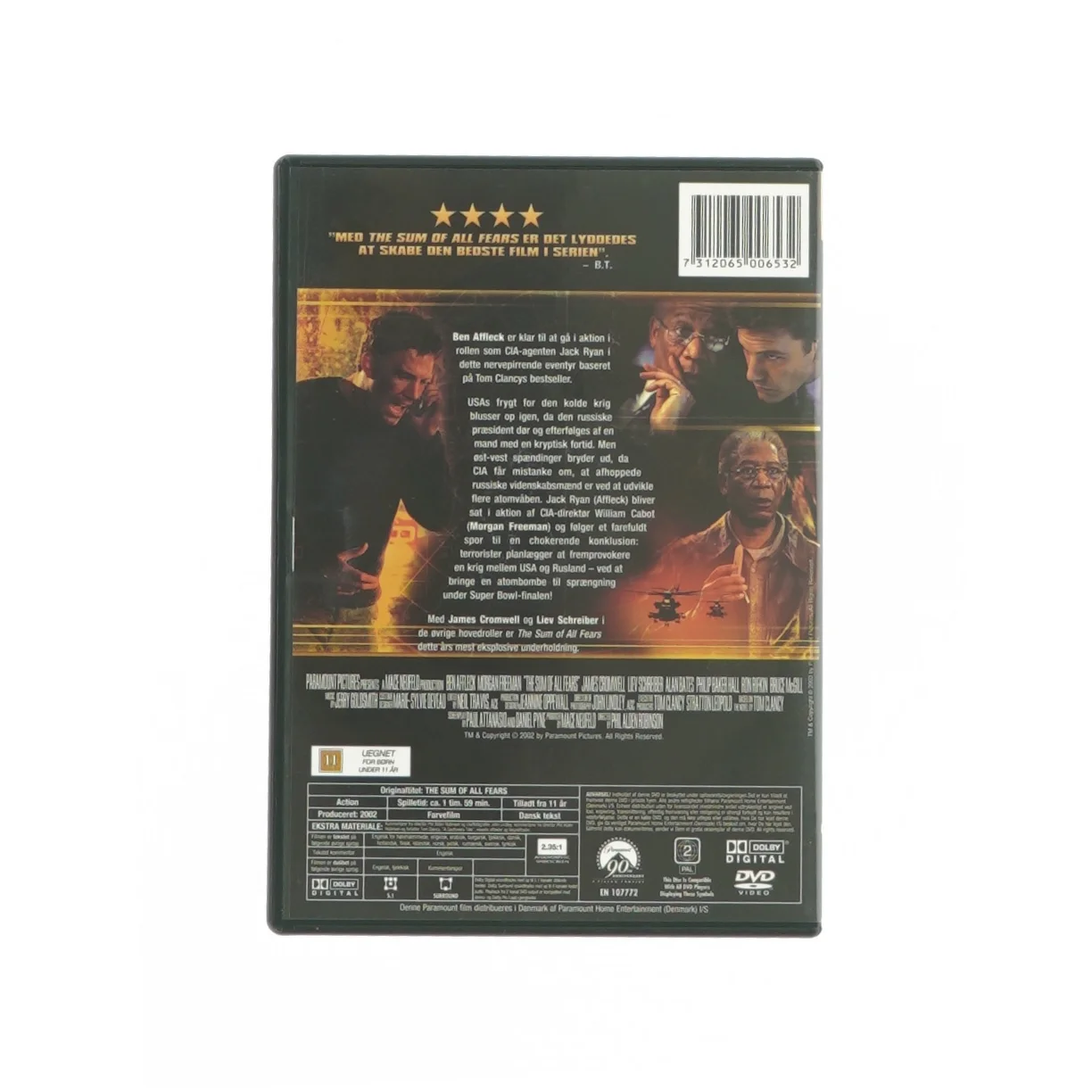 The sum of all fears (DVD)