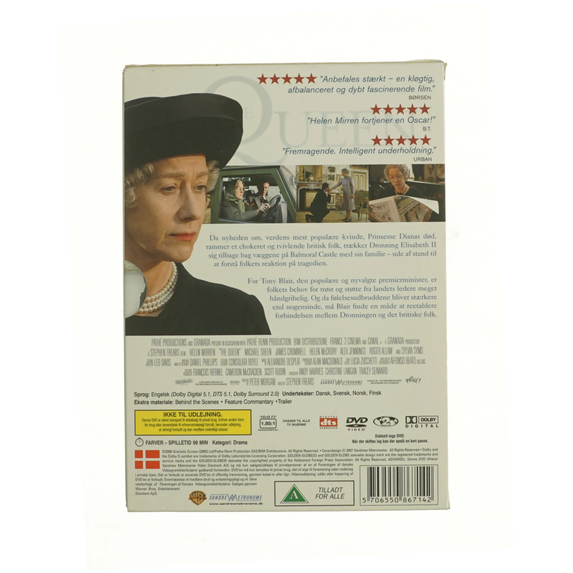 Queen, The*                            <span class="label label-blank pull-right">Standard edition</span> fra DVD