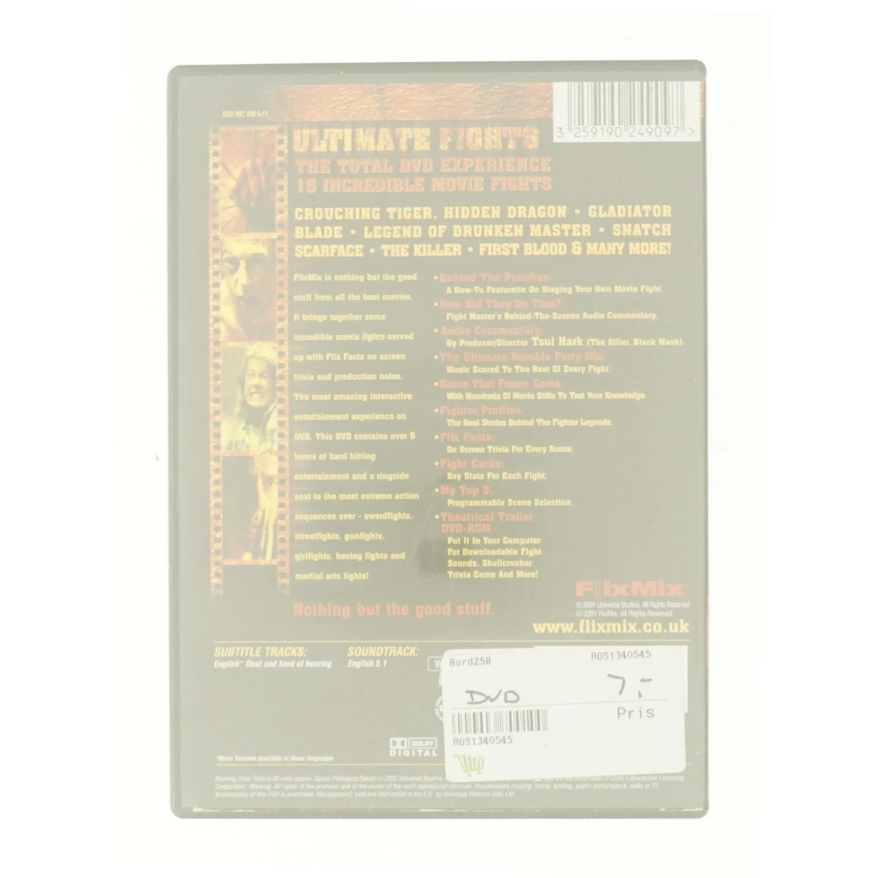 ULTIMATE FIGHTS FROM THE MOVIES