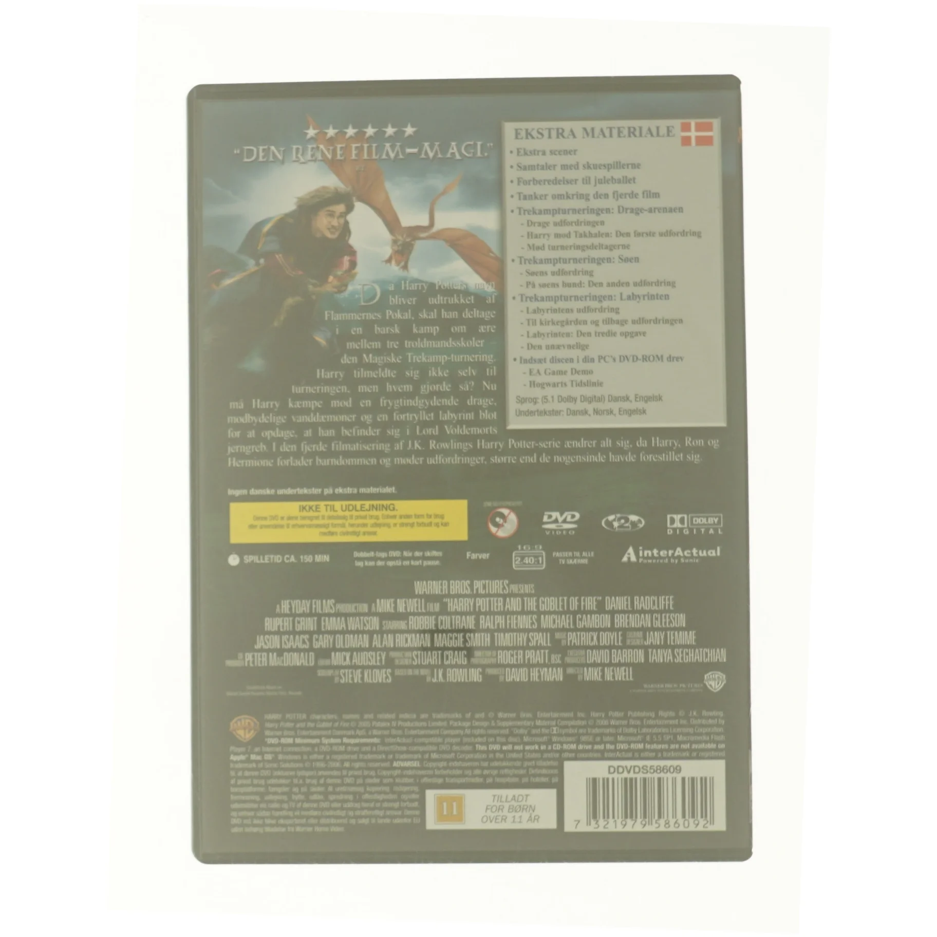 Harry Potter og Flammernes Pokal Special Edition fra DVD