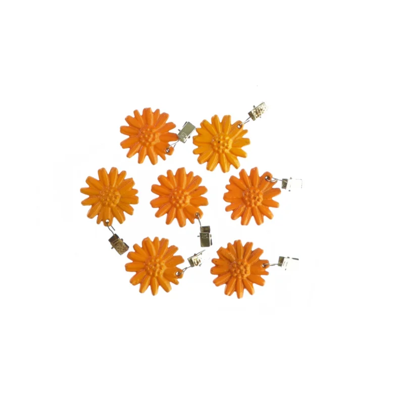 Blomster klemmer (7 stk) (str. Ø: 5,5 cm)