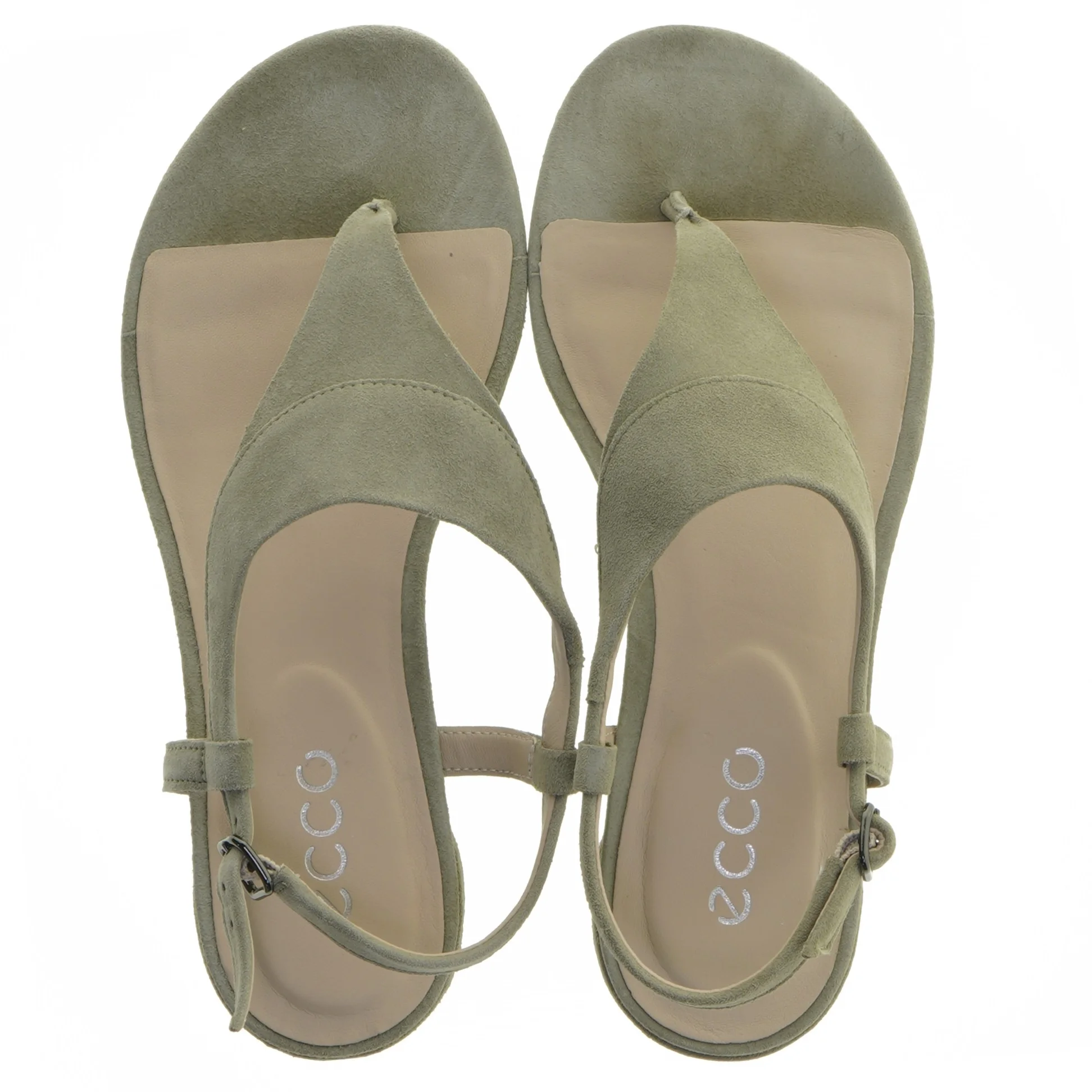 Flade sandaler i skostørrelse 36 fra Ecco (str. 36 )