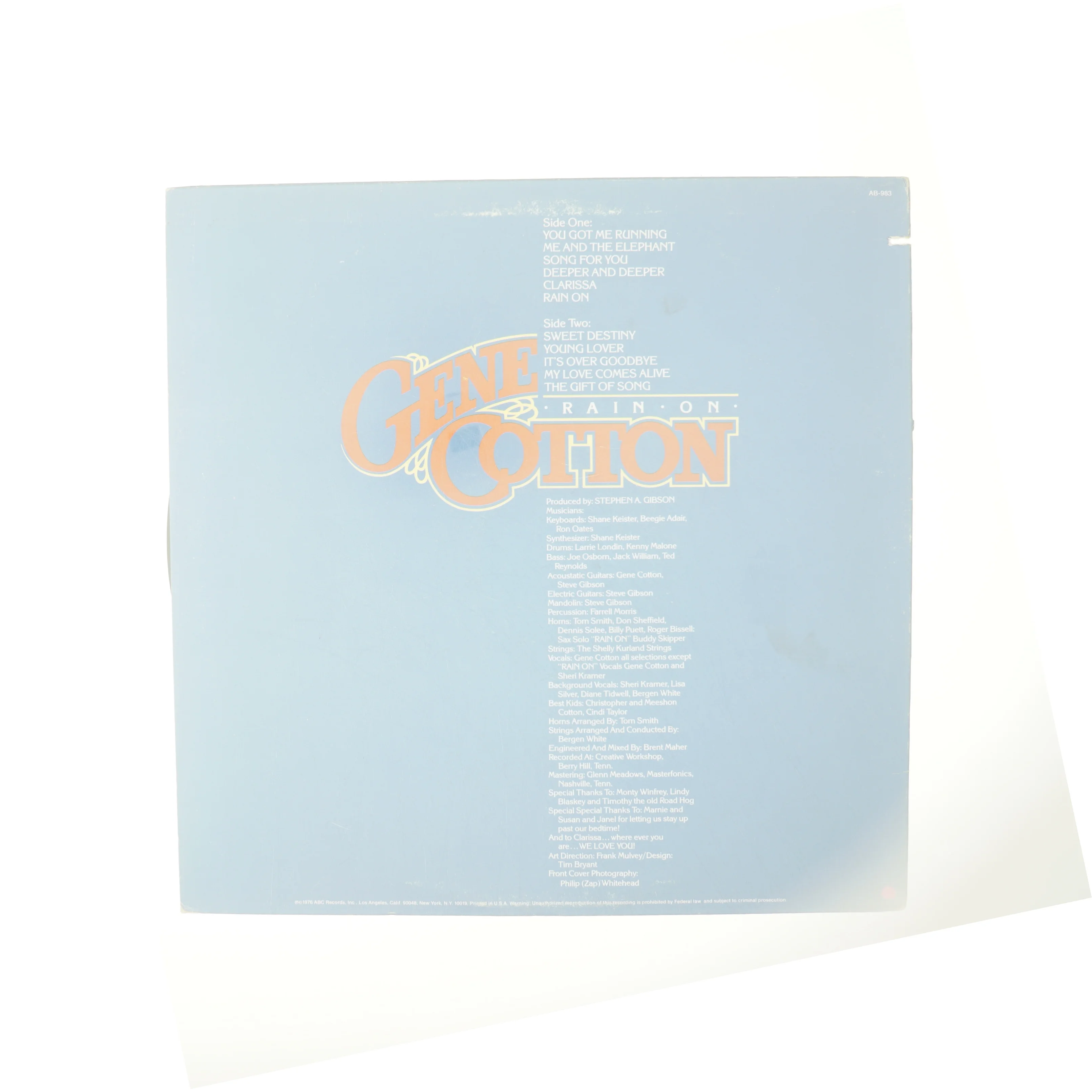 Rain on af Gene Cotton