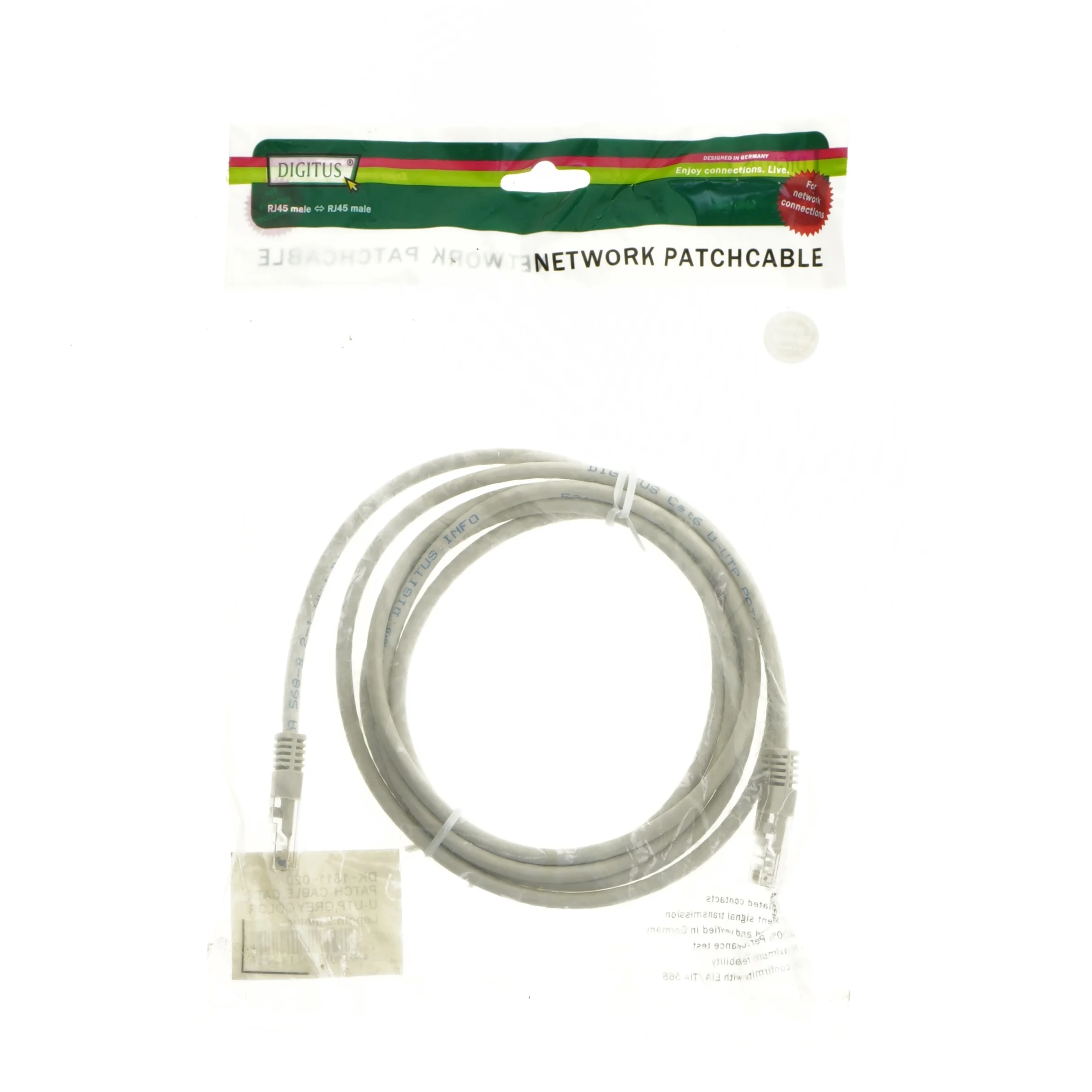Netværkskabel fra Digitus (str. 200 cm)