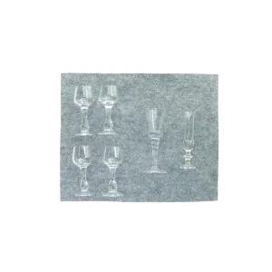 Holmegårds glas fra Holmegaard (str. 3 x 13 x 5)