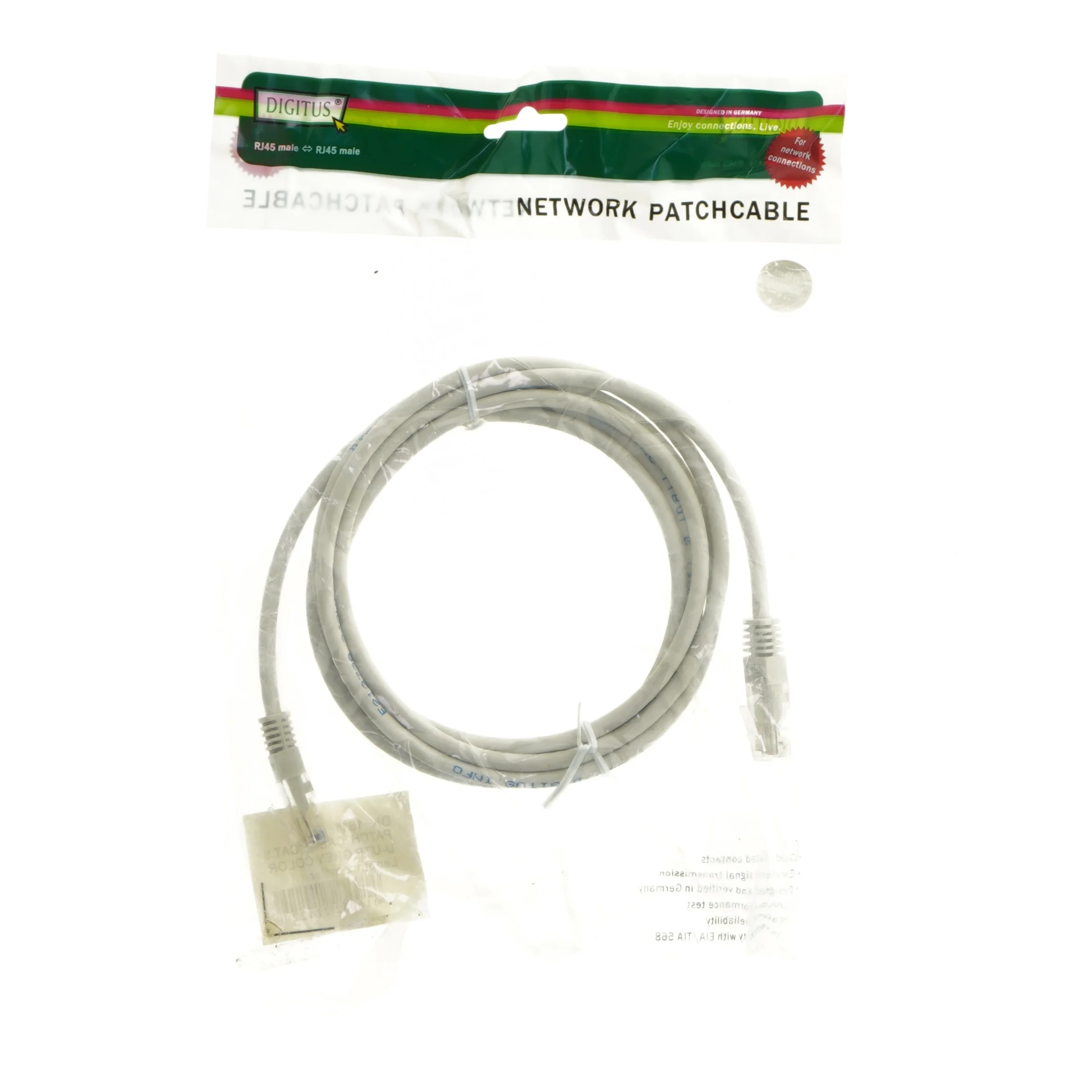 Netværkskabel fra Digitus (str. 200 cm)