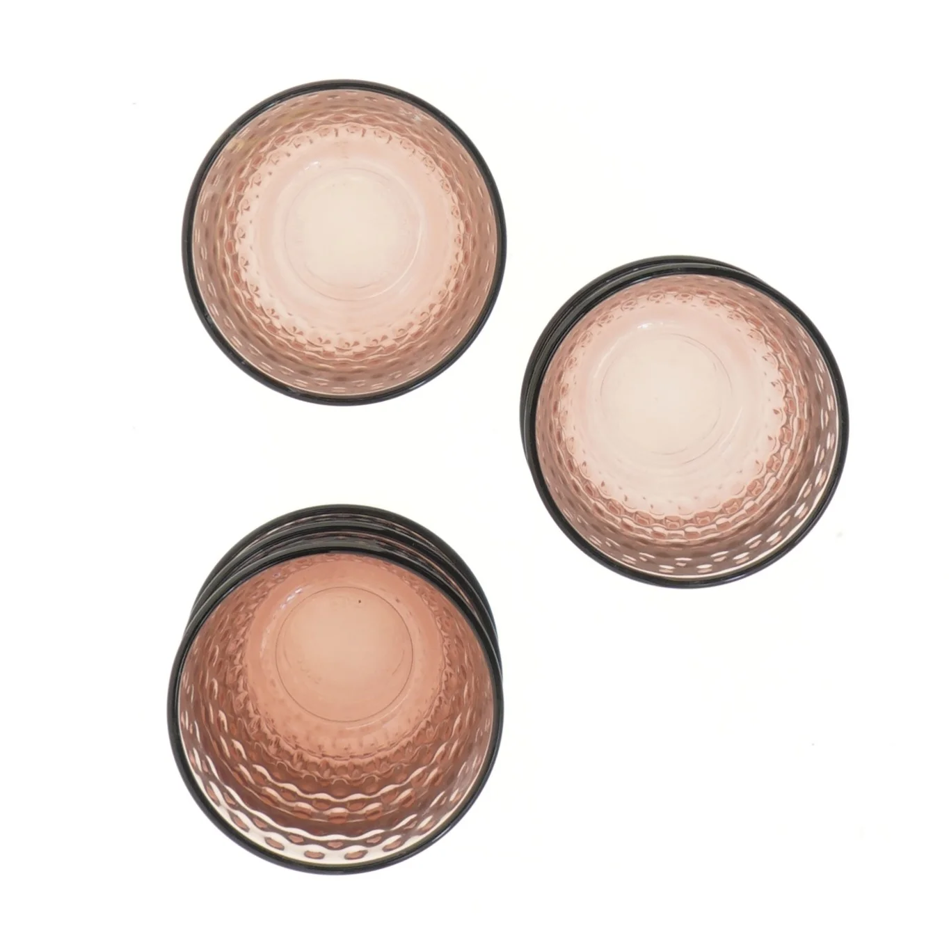 7 stk facetslebne drikkeglas (str. 7 stk Ø 8,5 cm længde 8,5 cm)