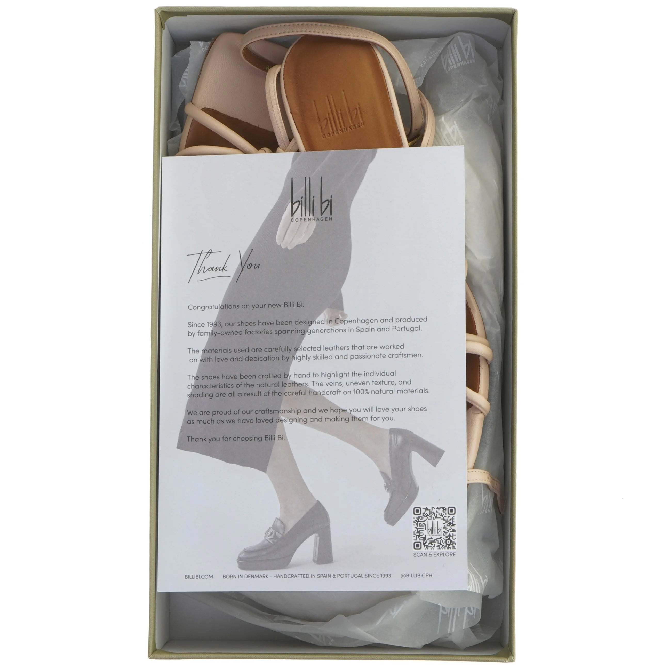 Billi Bi sandaler i læder (str. 39 )