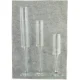 Glas / vaser 3 stk. (str. 50 x 10 og 41 X 10 og 31 x 10 cm)