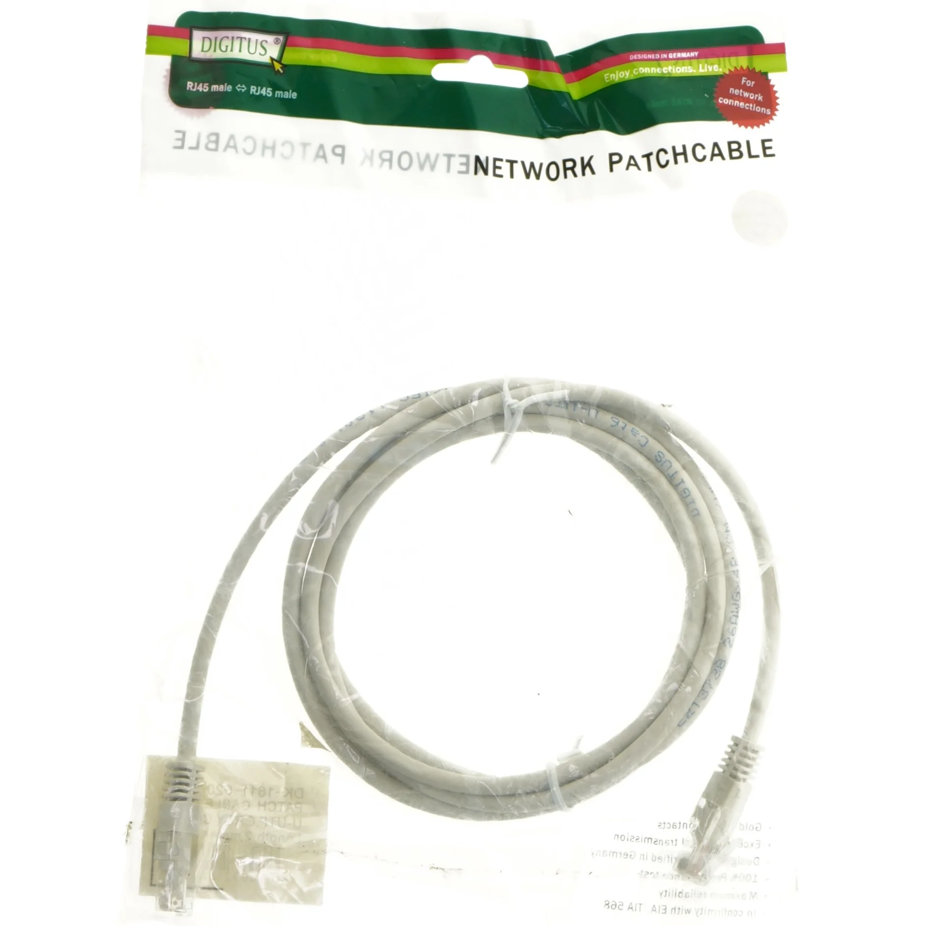 Digitus netværks patchkabel fra Digitus (str. 200 cm)