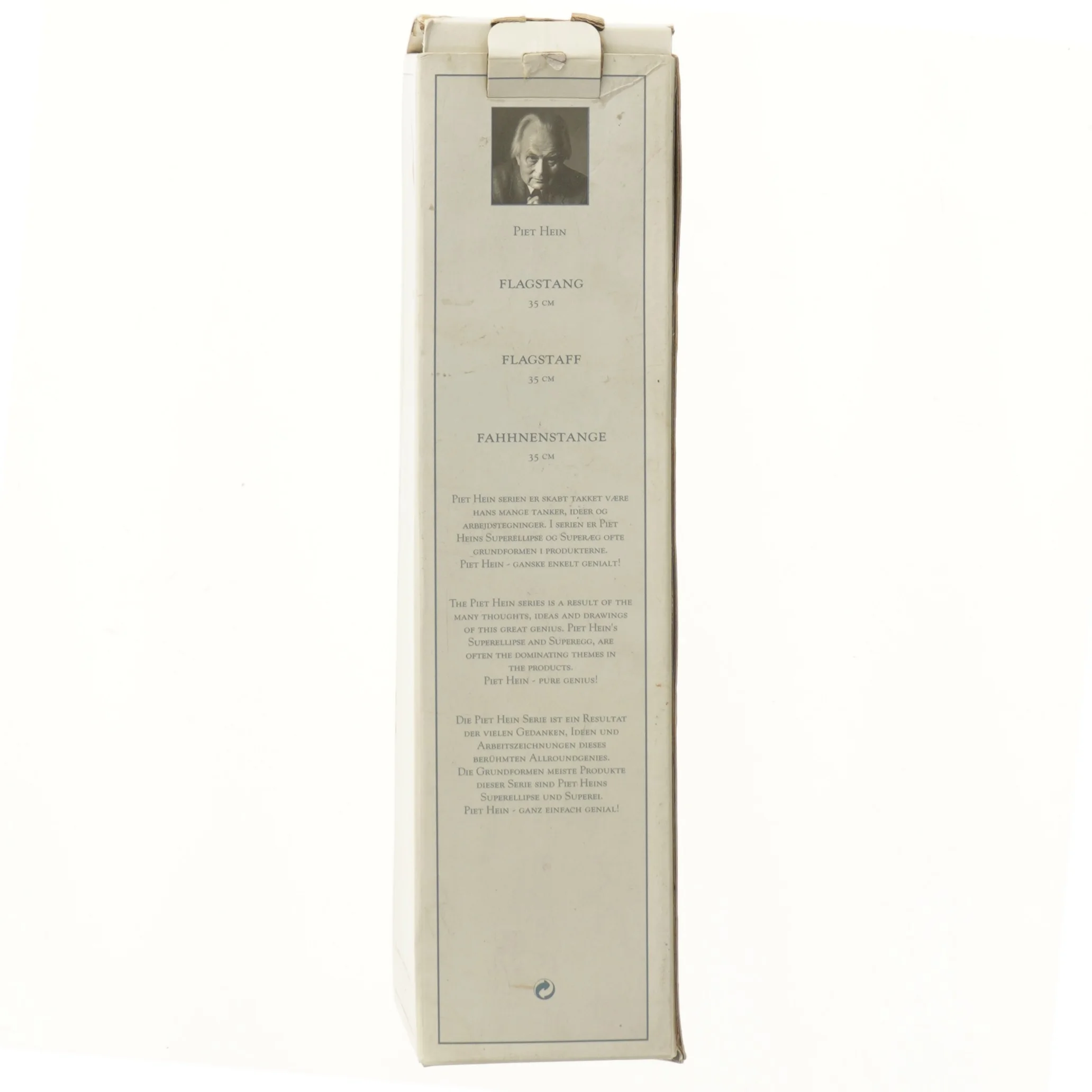 Piet Hein bordflag fra Piet Hein (str. 35 cm)