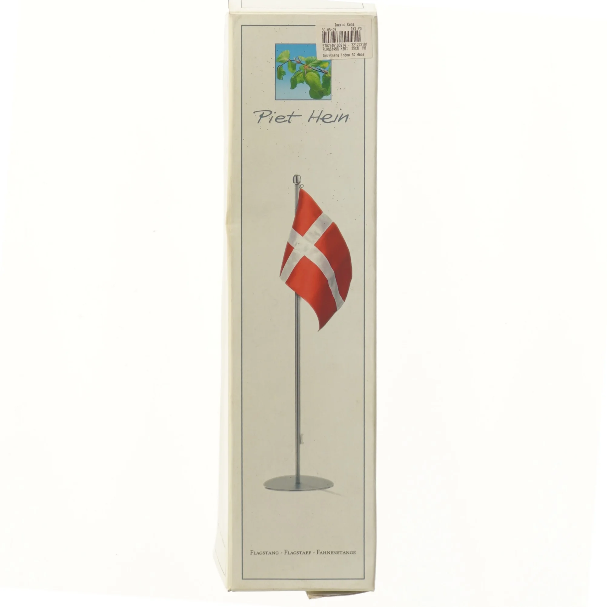 Piet Hein bordflag fra Piet Hein (str. 35 cm)