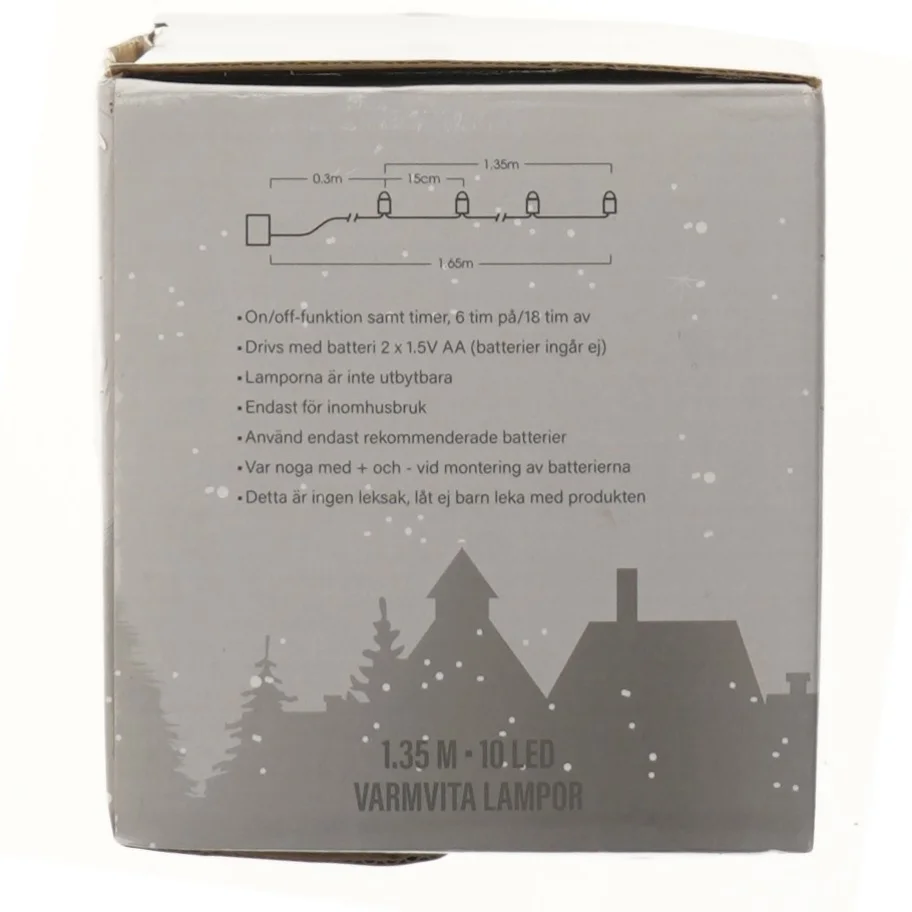 LED lyskæde med rensdyr motiver fra Bright (str. 135 cm)