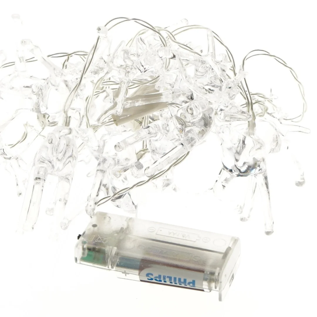 LED lyskæde med rensdyr motiver fra Bright (str. 135 cm)