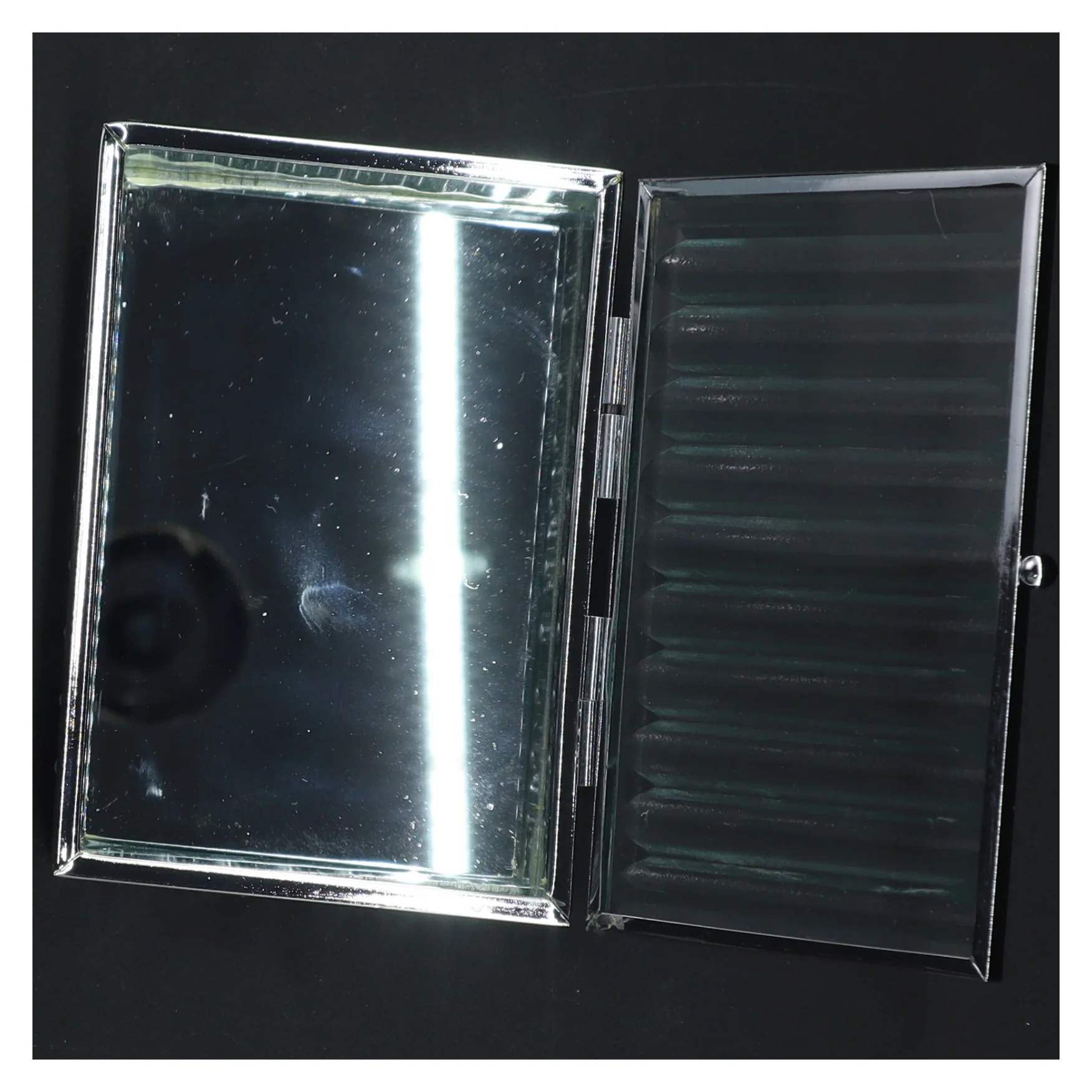 Dekorativ glasboks (str. 13x9x4,5 cm)