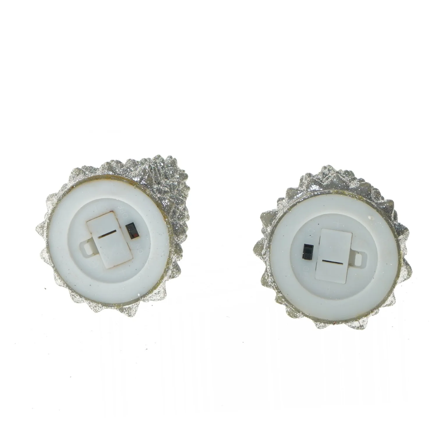 Glitrende juletræsdekorationer (str. 17 cm)