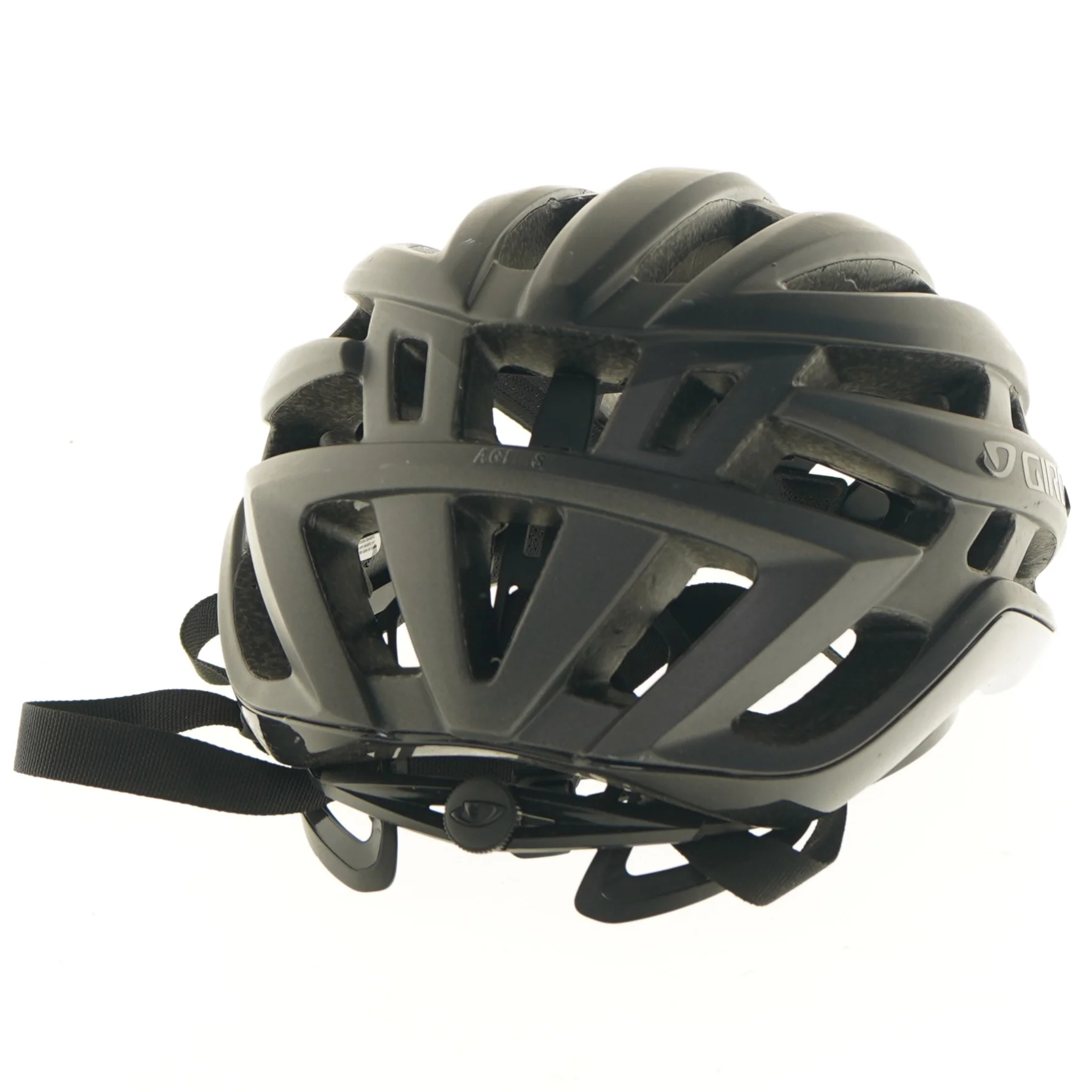 Sort cykelhjelm fra Giro (str. Ø 24 cm)