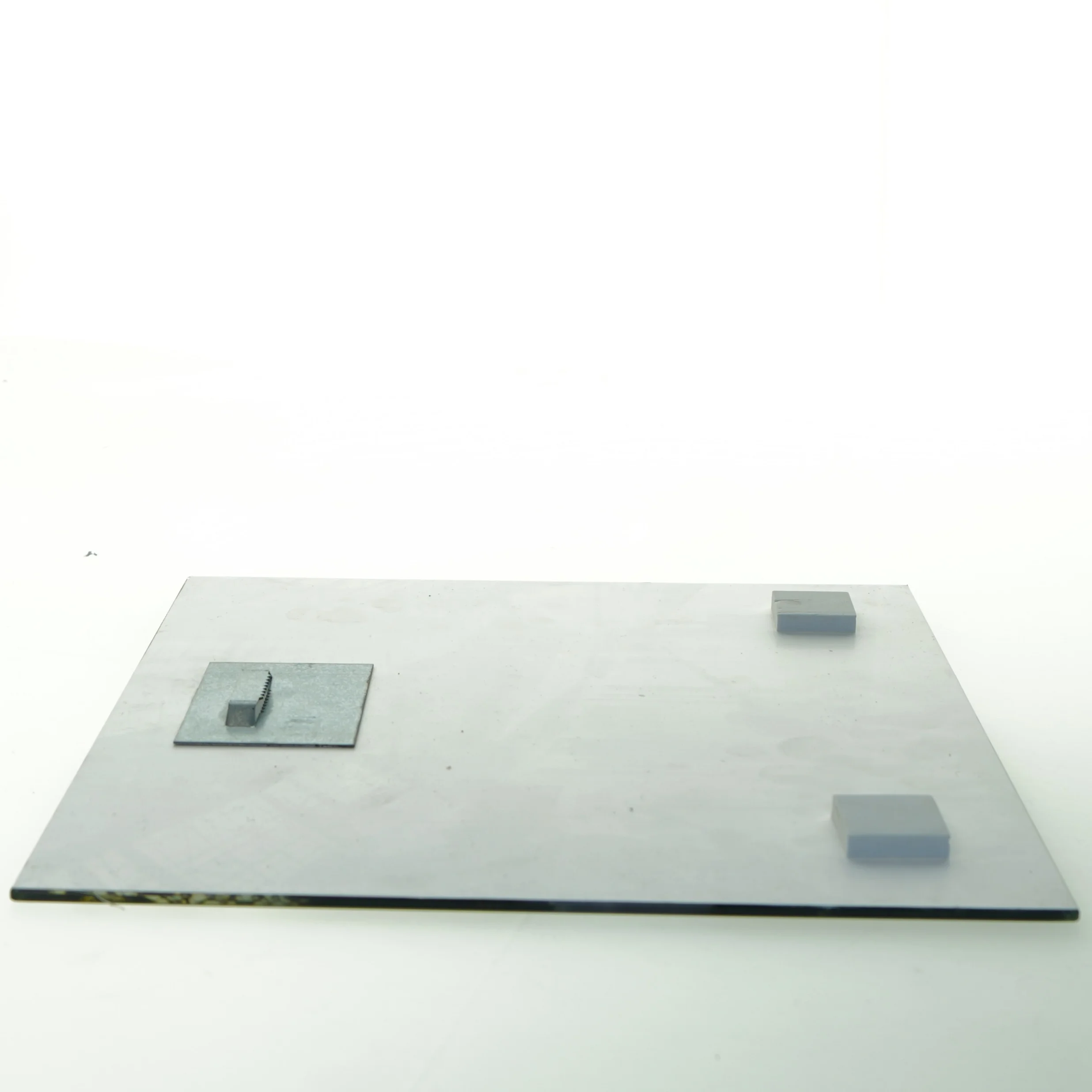 Trykt billede på glas -  af togstation (str. 30 x 30 cm)