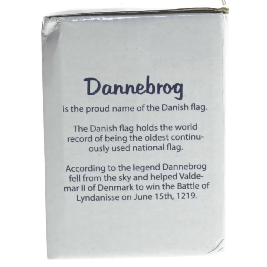 Krus med Dannebrog design fra Royal Copenhagen (str. 10 cm)