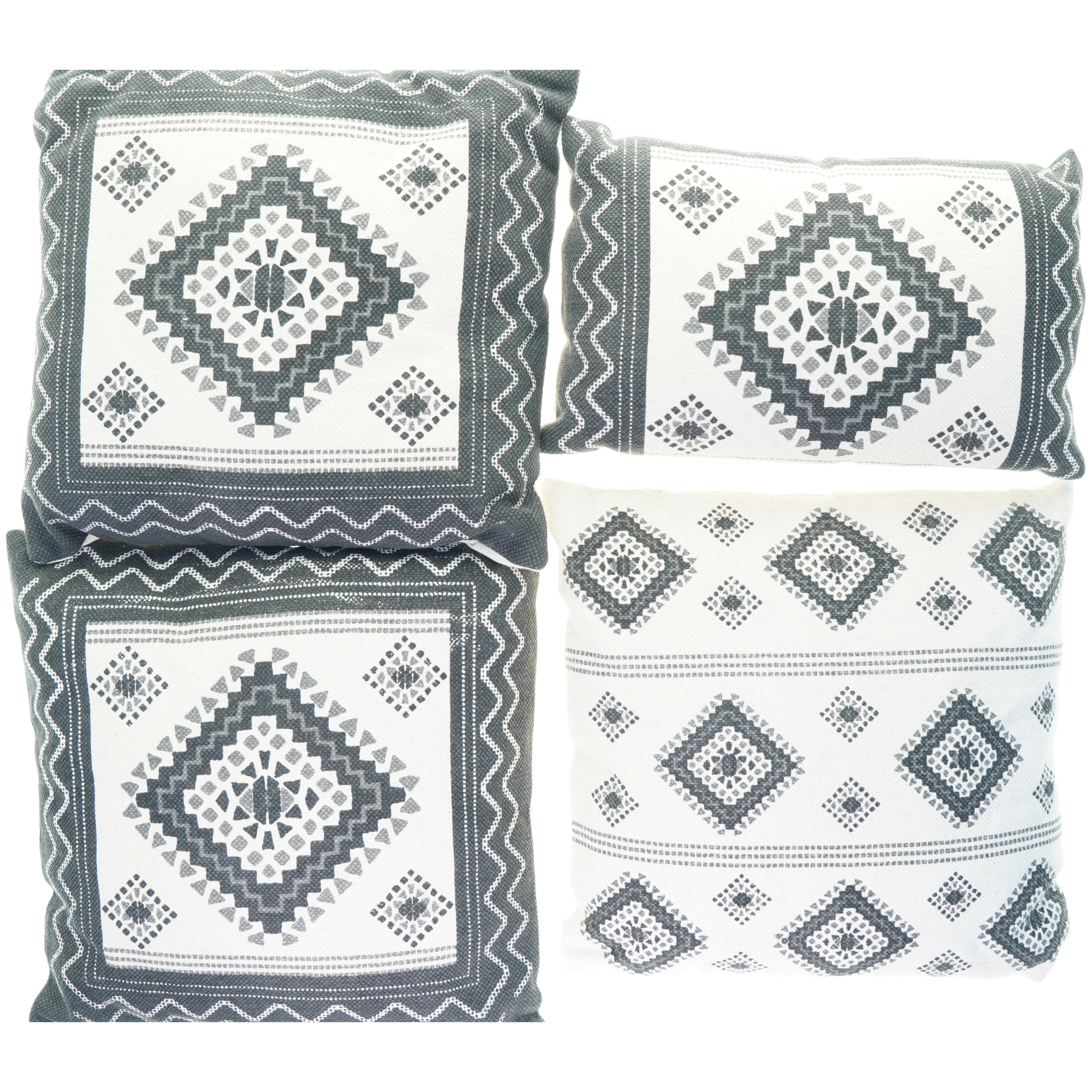 3x Tæpper og 4x puder (str. 45 x 45 Og 44 x 29 Og 93 x 62 Og 165 x 61)