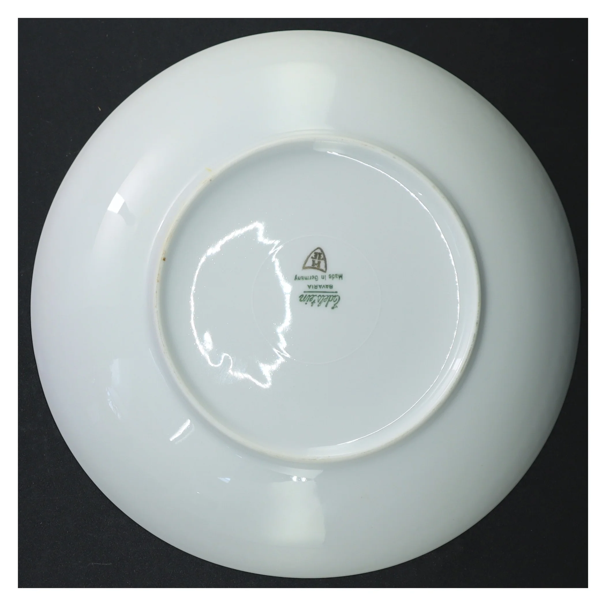 Blomsterdekoreret porcelænsskål fra Edelstein (str. 22 cm)