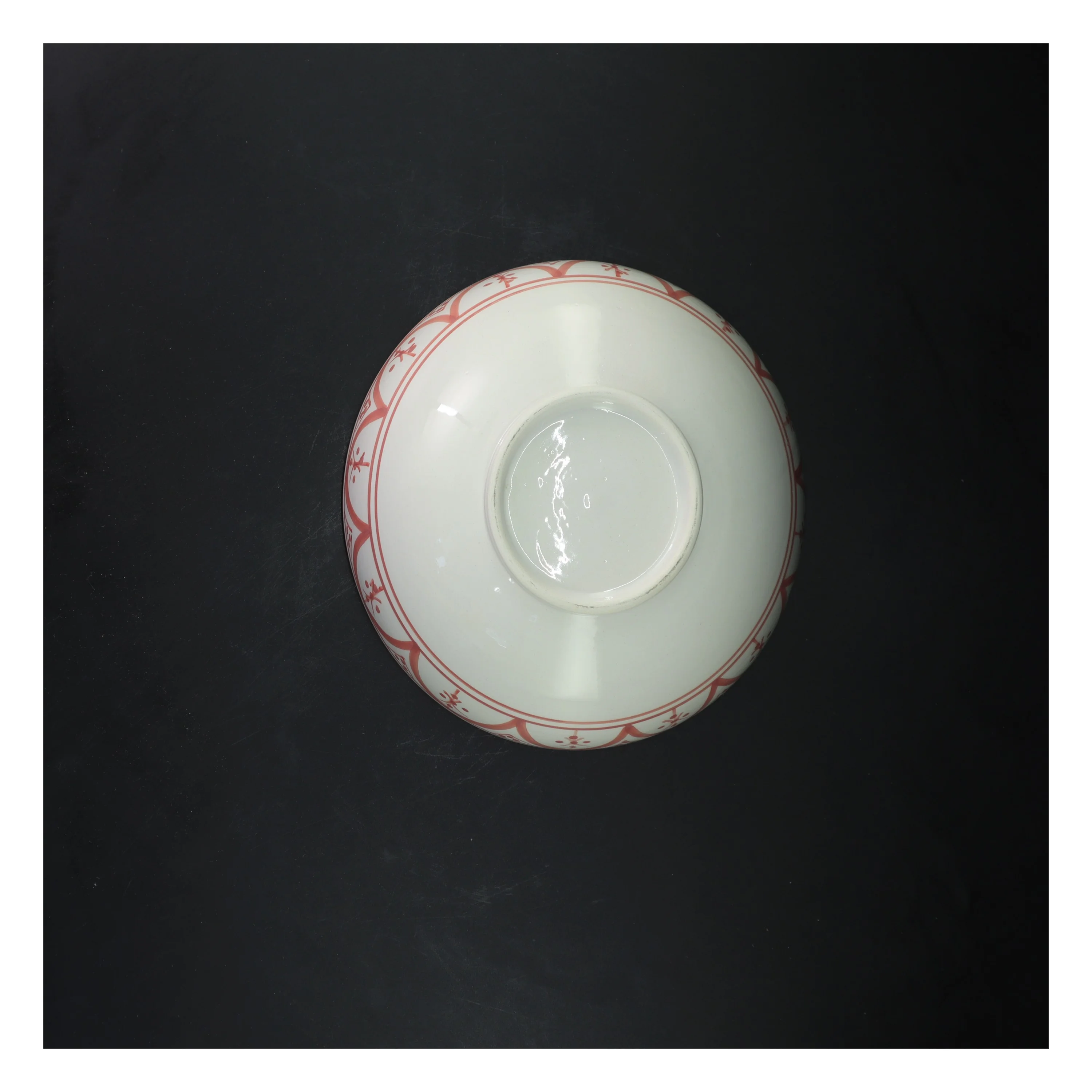 Marokkansk Håndmalede keramikskåle (str. 2 styk, ø 20,5 cm)