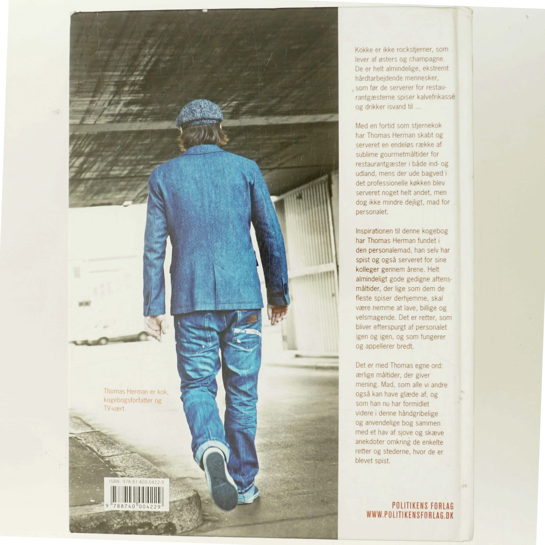 Hermans aftensmad : en kogebog med anekdoter om personalemad af Thomas Herman (Bog)