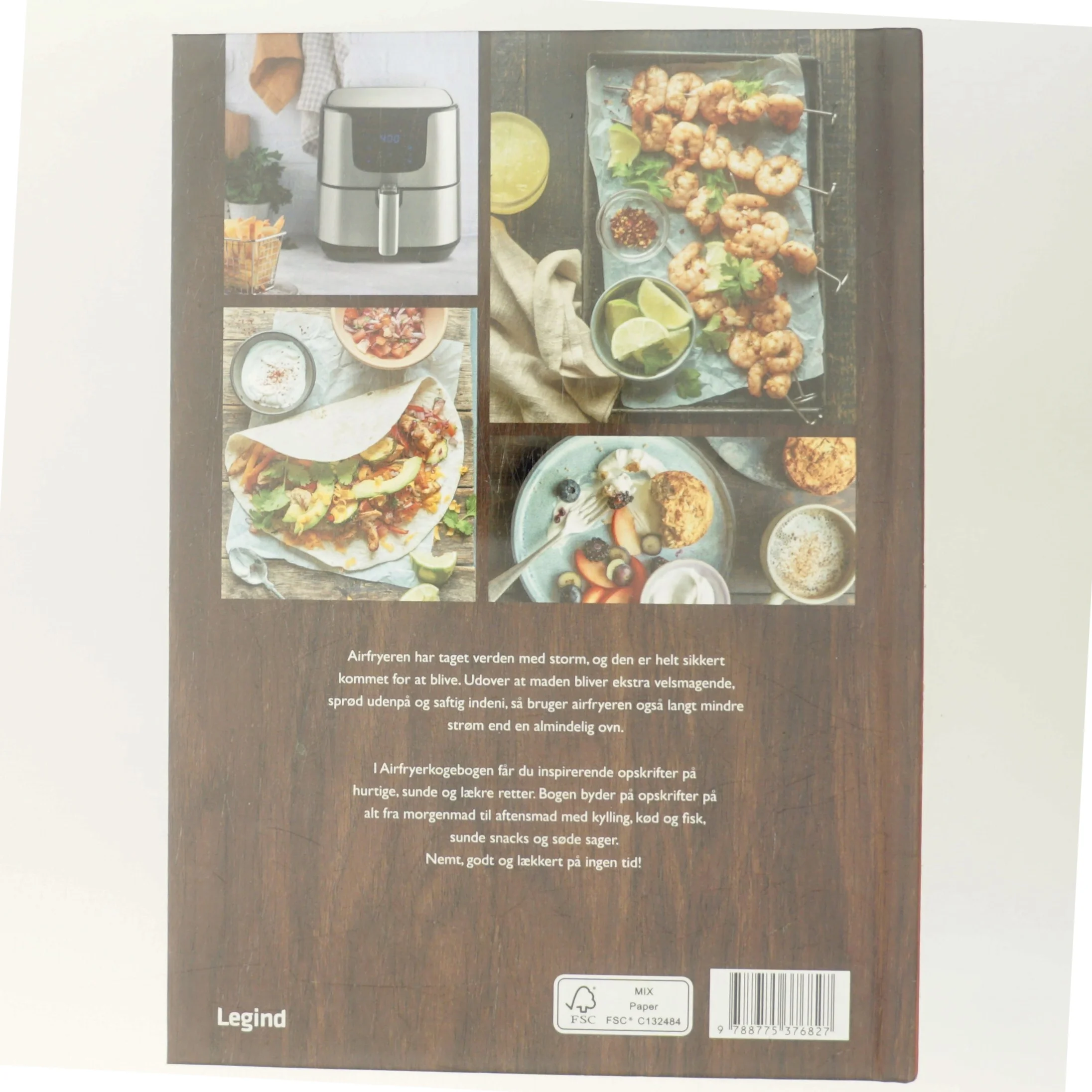 Airfryerkogebogen : hurtigt, sundt og lækkert af Jenny Tschiesche (Bog)