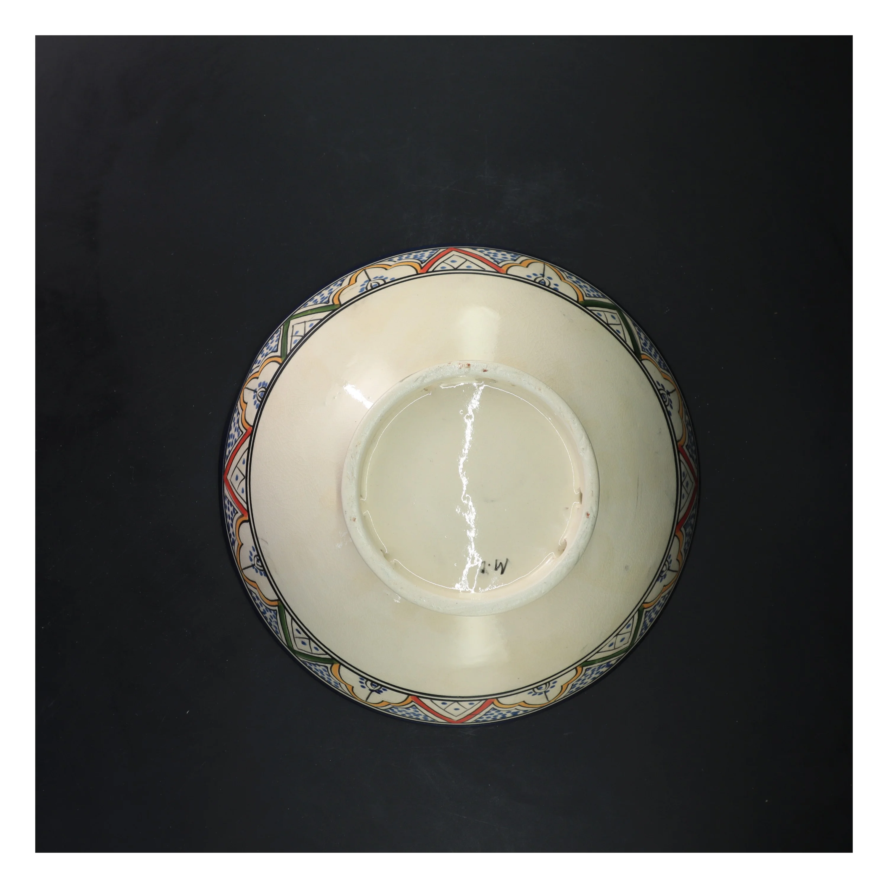 Marokkansk Keramisk skål (str. Ø 25 cm)