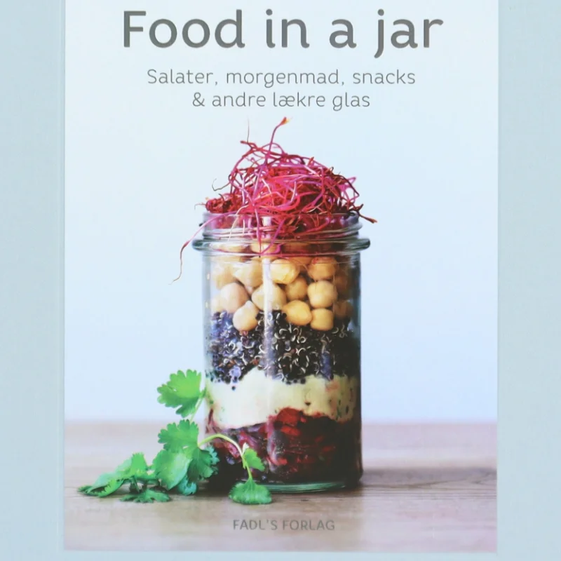 Food in a jar kogebog fra FADL's Forlag